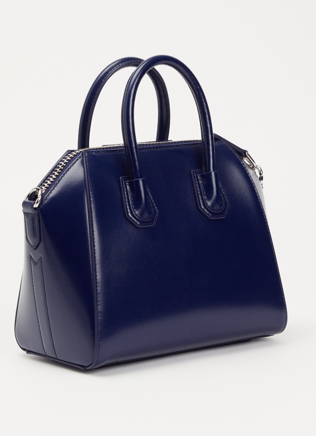 Givenchy Antigona Mini handtas van kalfsleer met afneembare schouderriem - achterkant blauw
