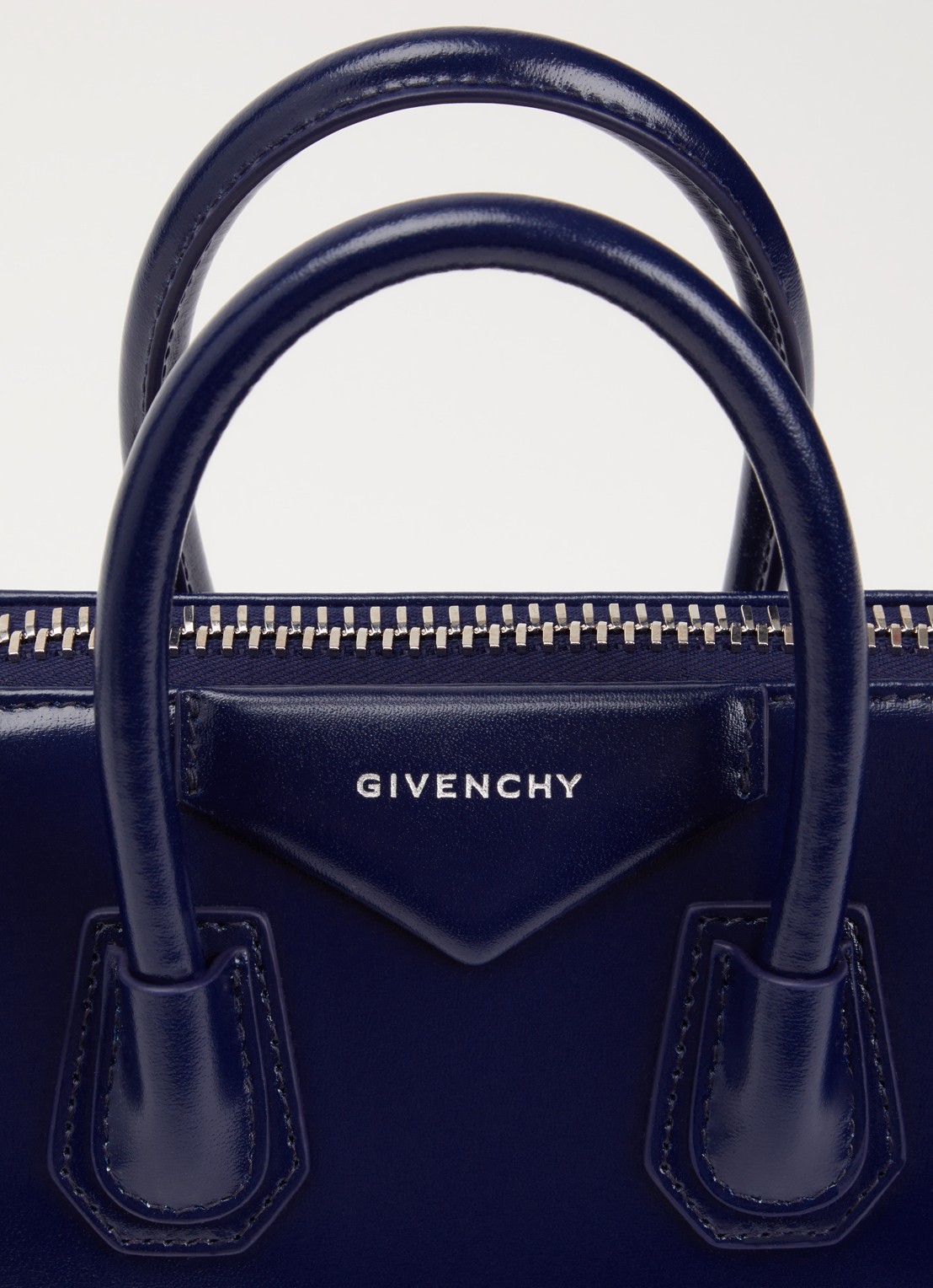 Givenchy Antigona Mini handtas van kalfsleer met afneembare schouderriem - detail 5 blauw