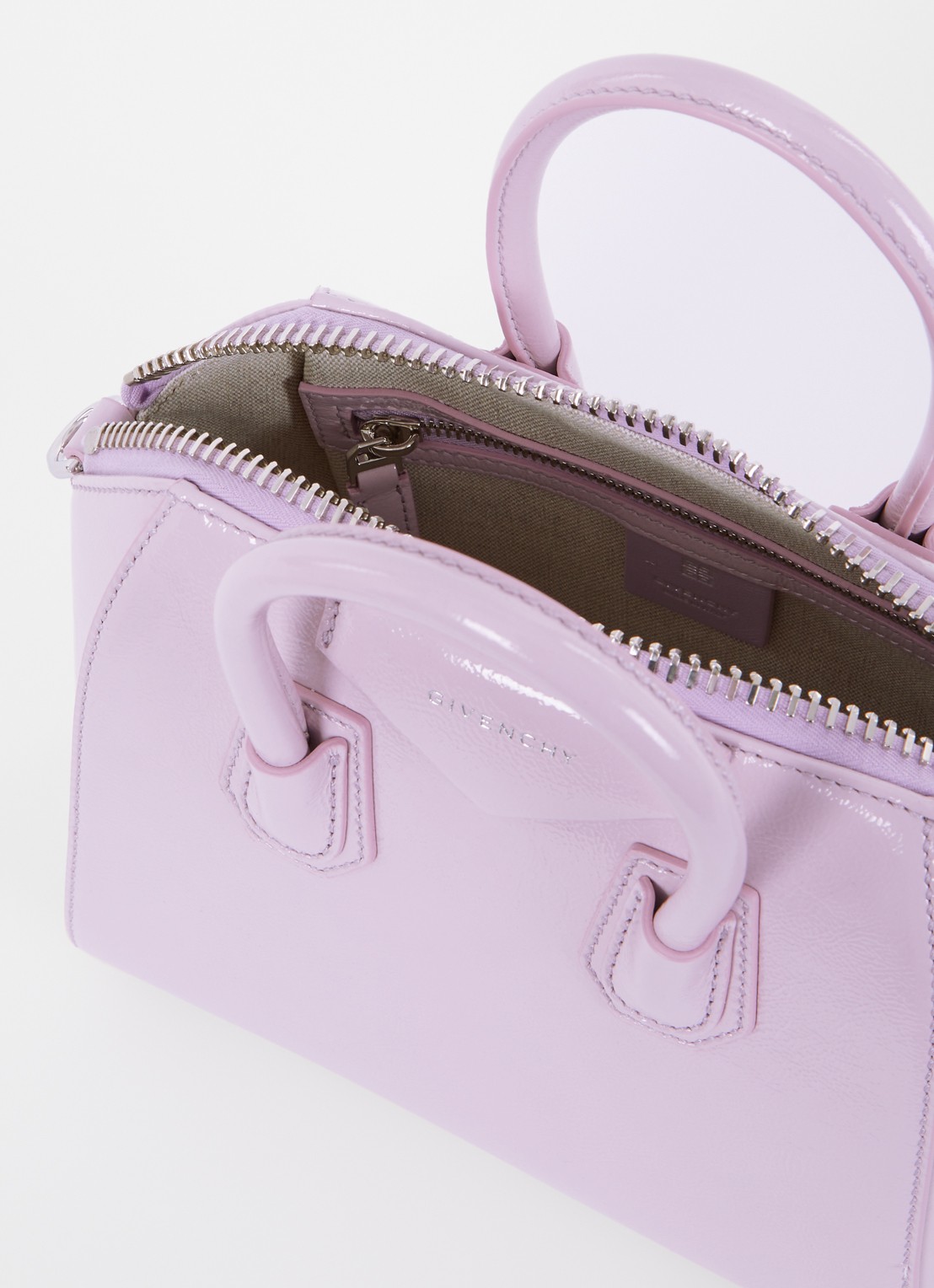 Givenchy Antigona Mini handtas van kalfsleer - detail 5 lila