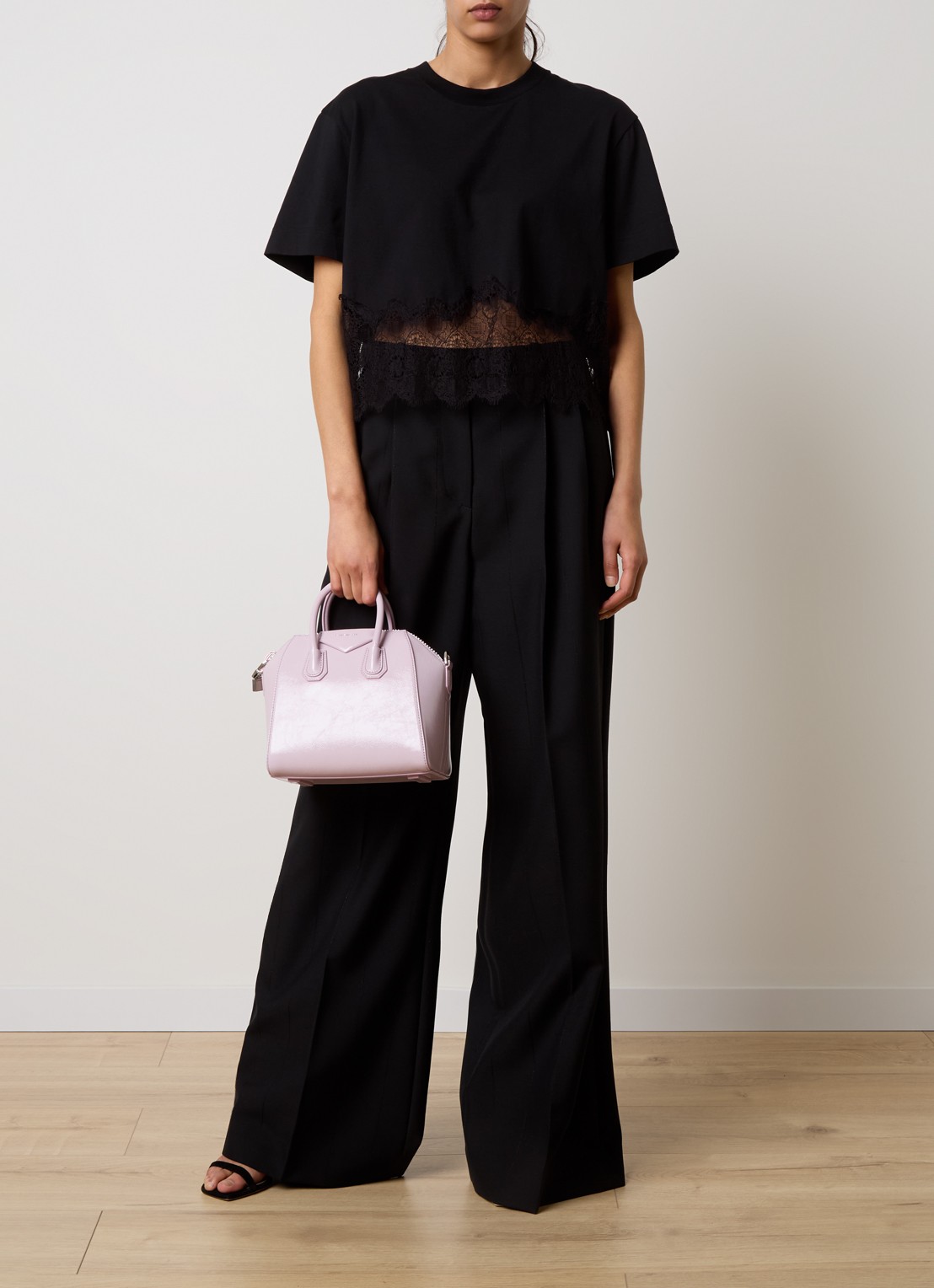 Givenchy Antigona Mini handtas van kalfsleer - voorkant 3 lila