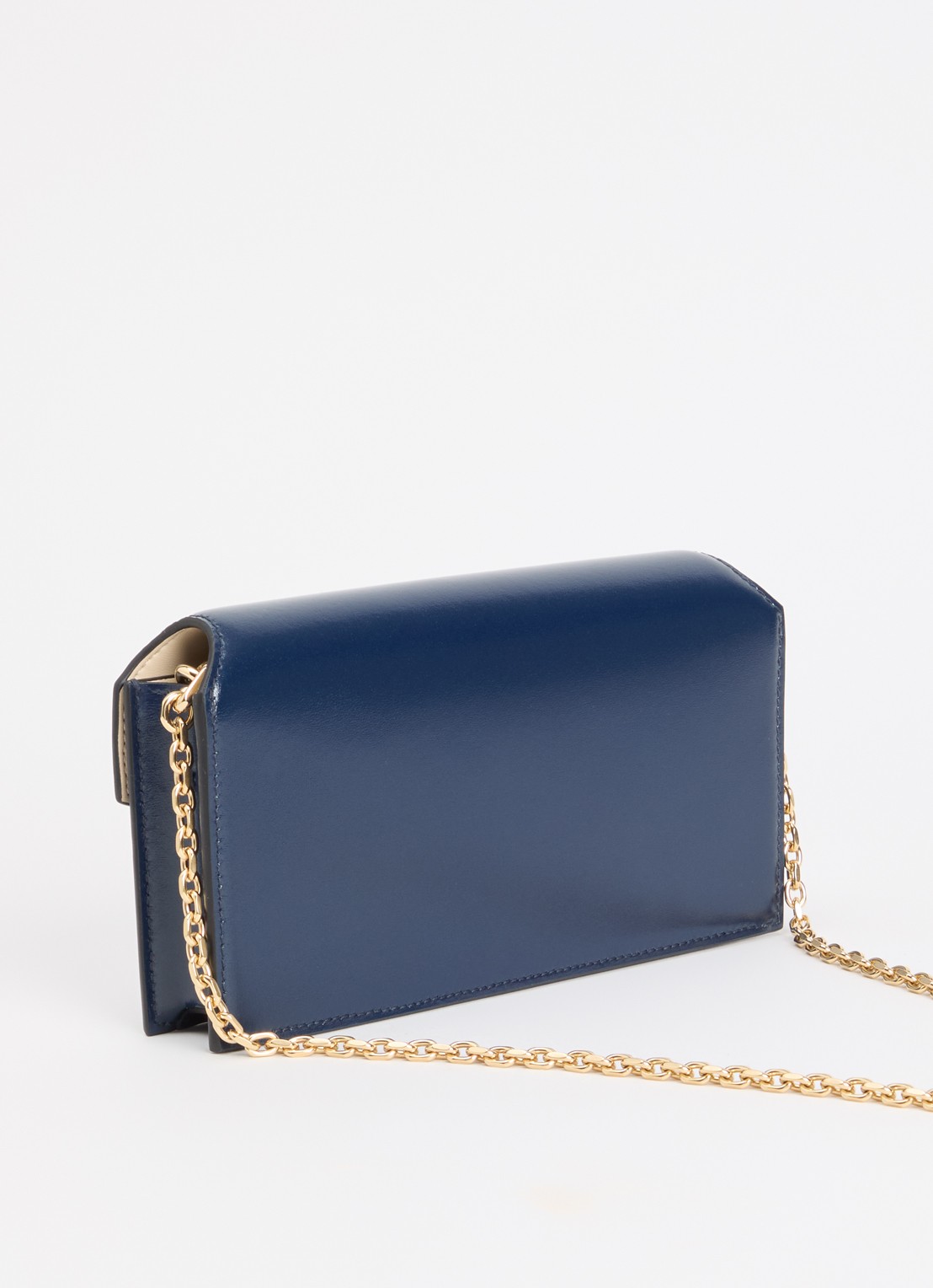 Givenchy Antigona On Chain crossbodytas van kalfsleer - achterkant donkerblauw