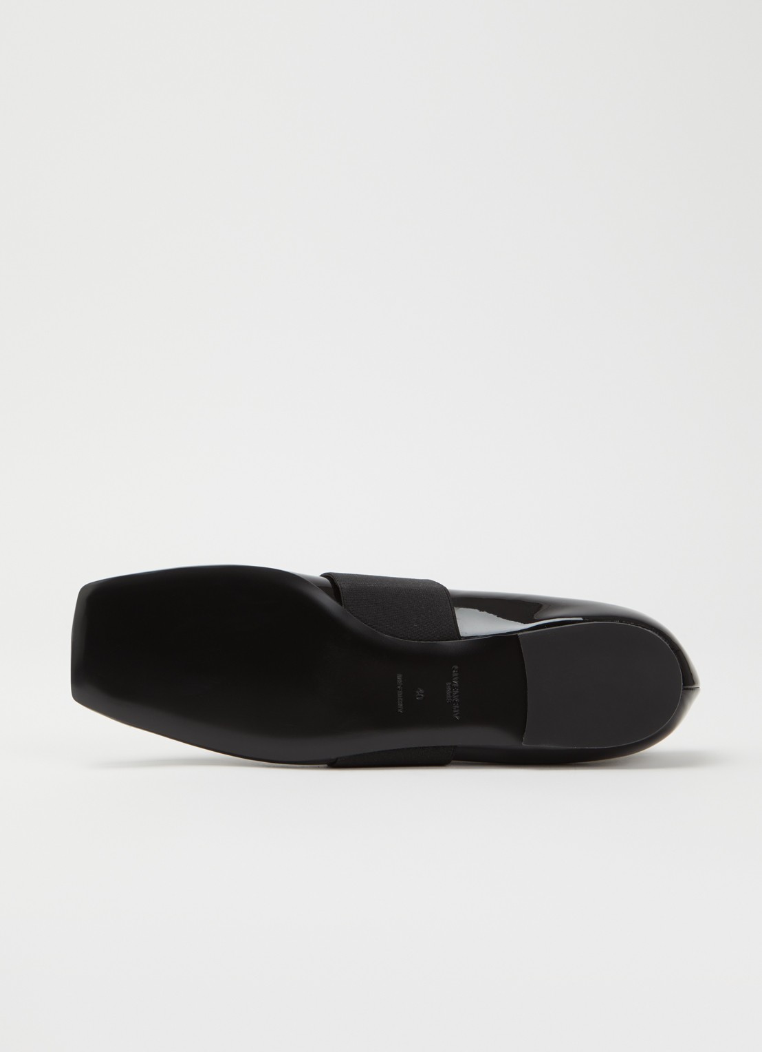 Givenchy Ballerina van kalfsleer met lakfinish - detail 3 zwart