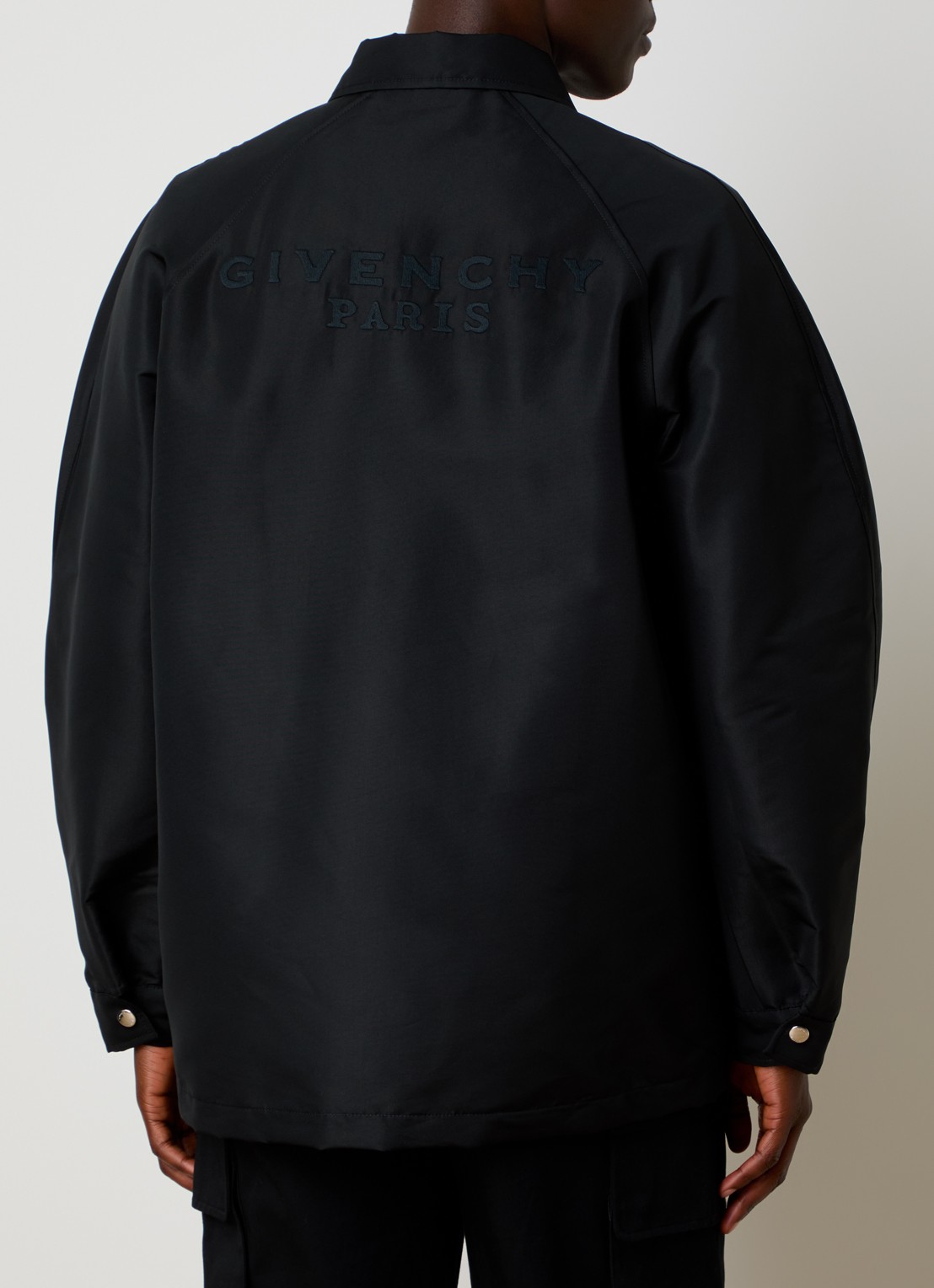 Givenchy Bomberjack met steekzakken - achterkant 6 zwart
