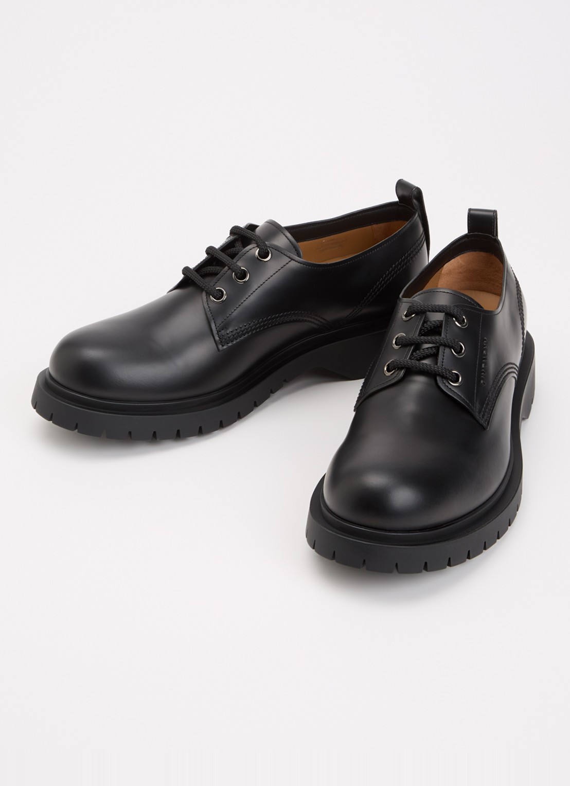 Givenchy Derbie veterschoen met kalfsleren details - detail 3 zwart