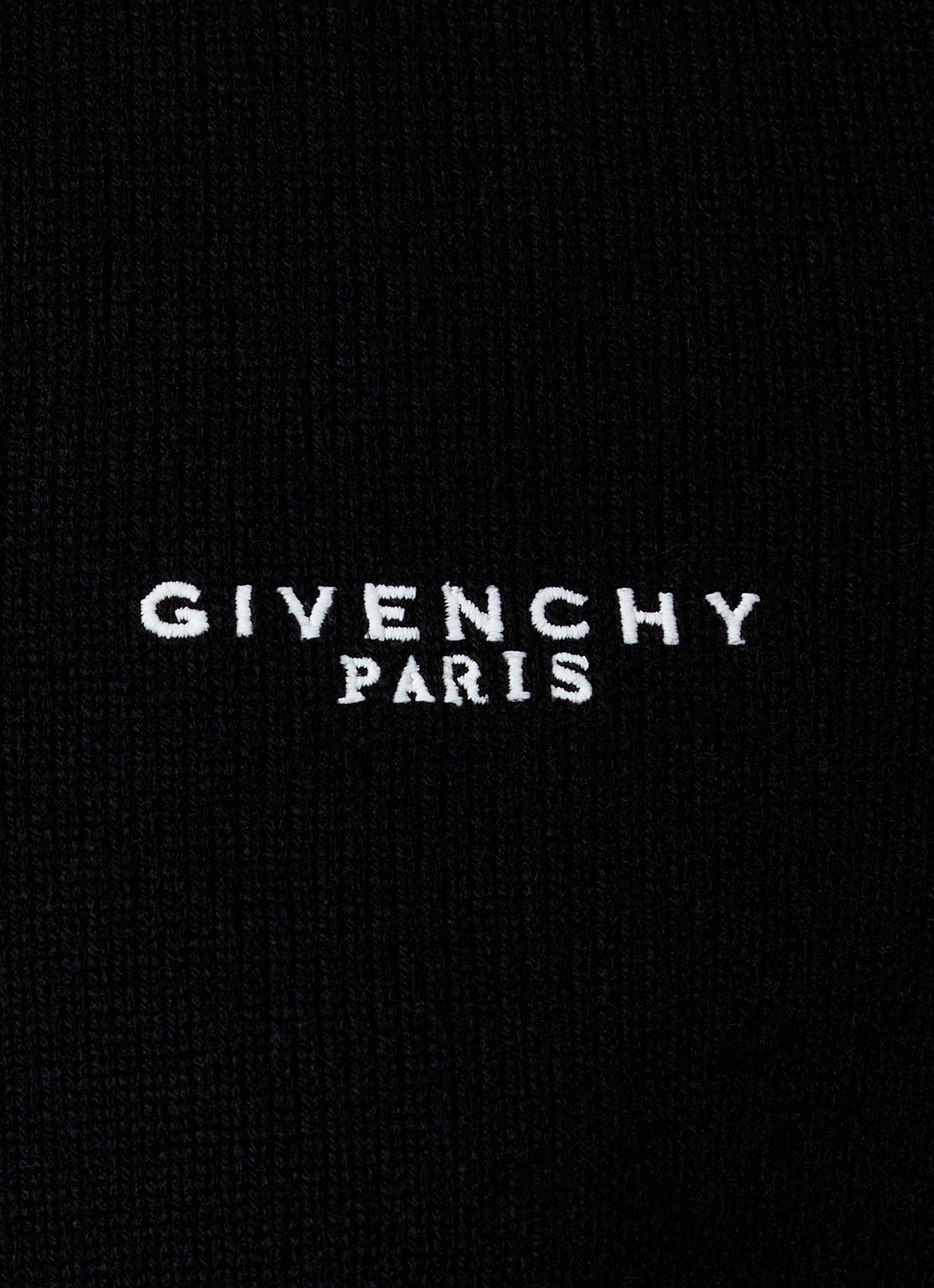 Givenchy Fijngebreide polo in kasjmierblend - detail 4 zwart