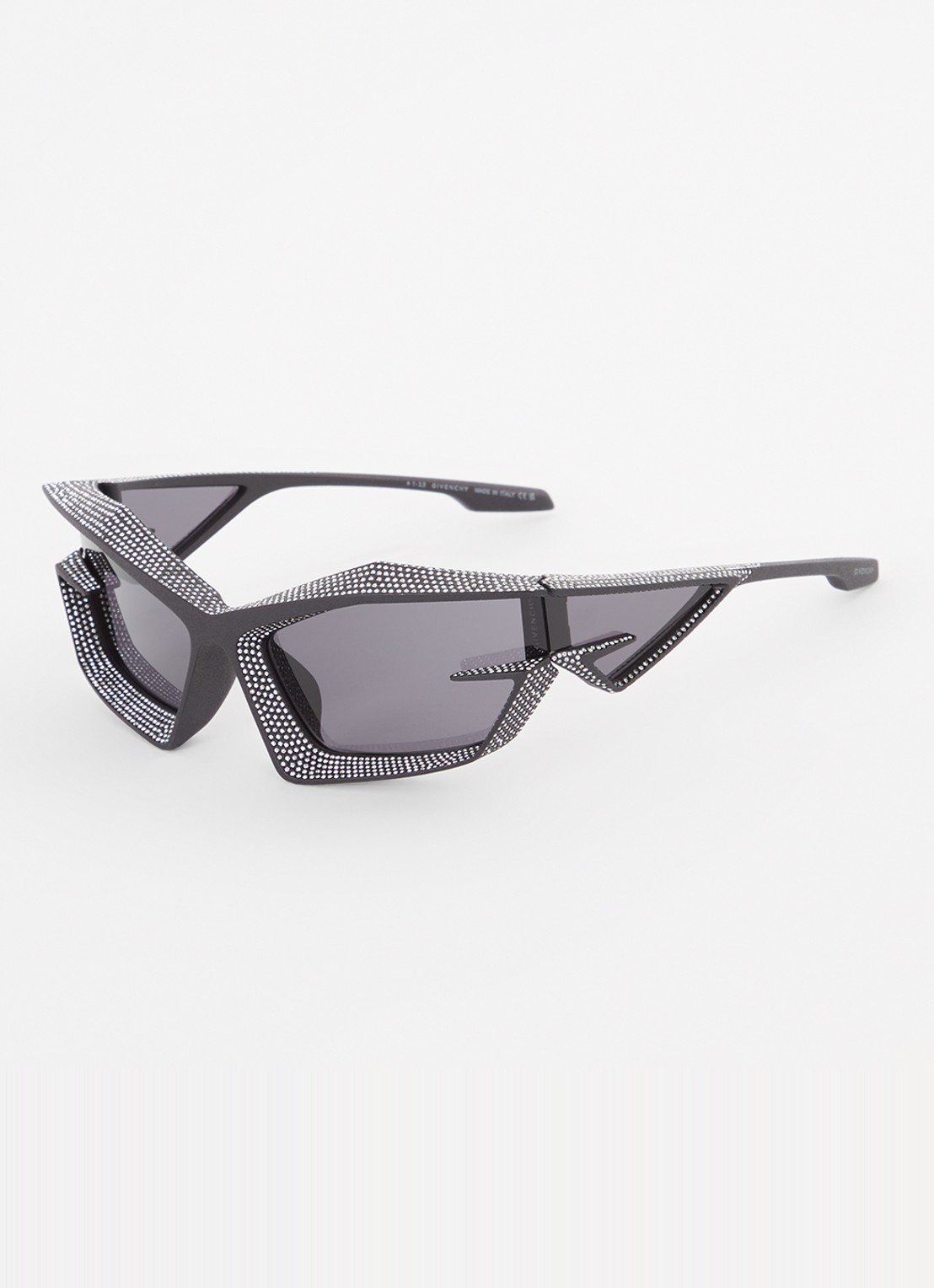Givenchy Giv Cut Strass zonnebril GV40082I - detail zwart