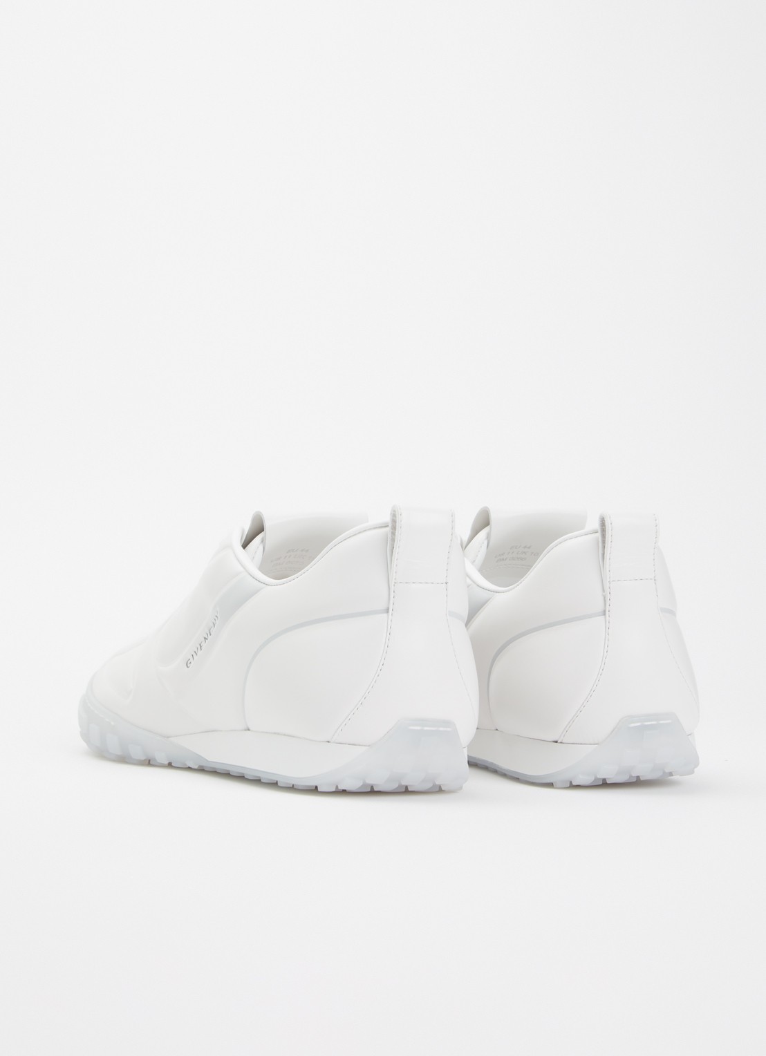 Givenchy Glide sneaker van kalfsleer met logo - achterkant 5 wit