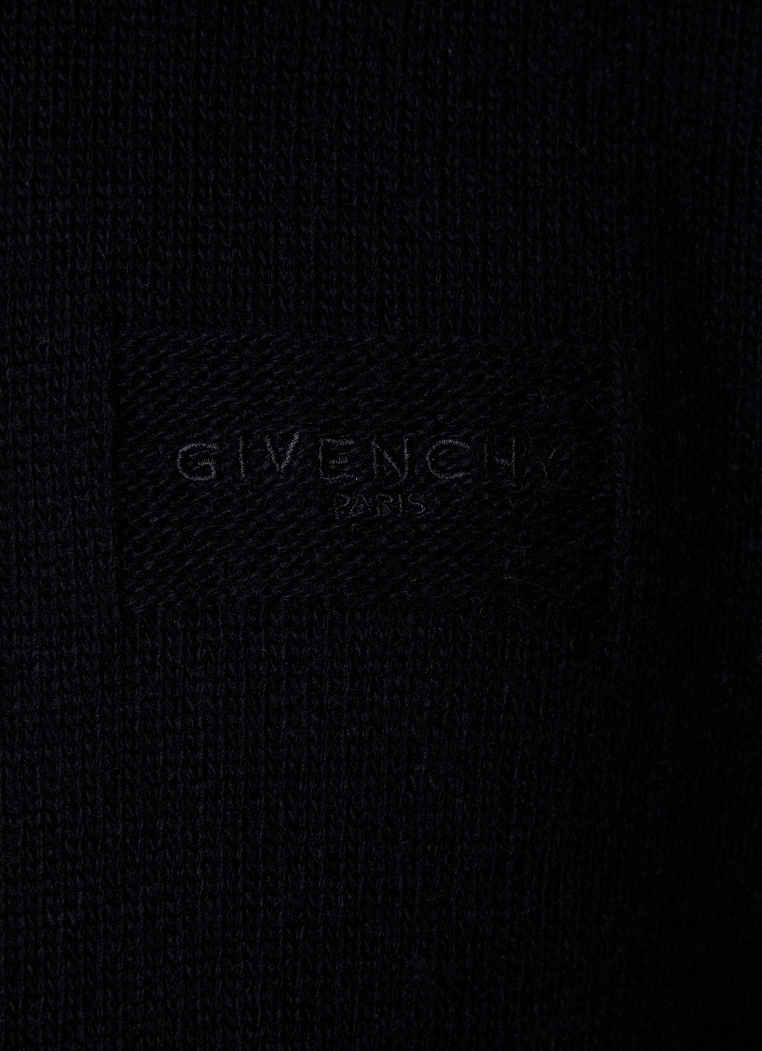 Givenchy Grofgebreid vest in kasjmierblend met logo - detail 3 zwart