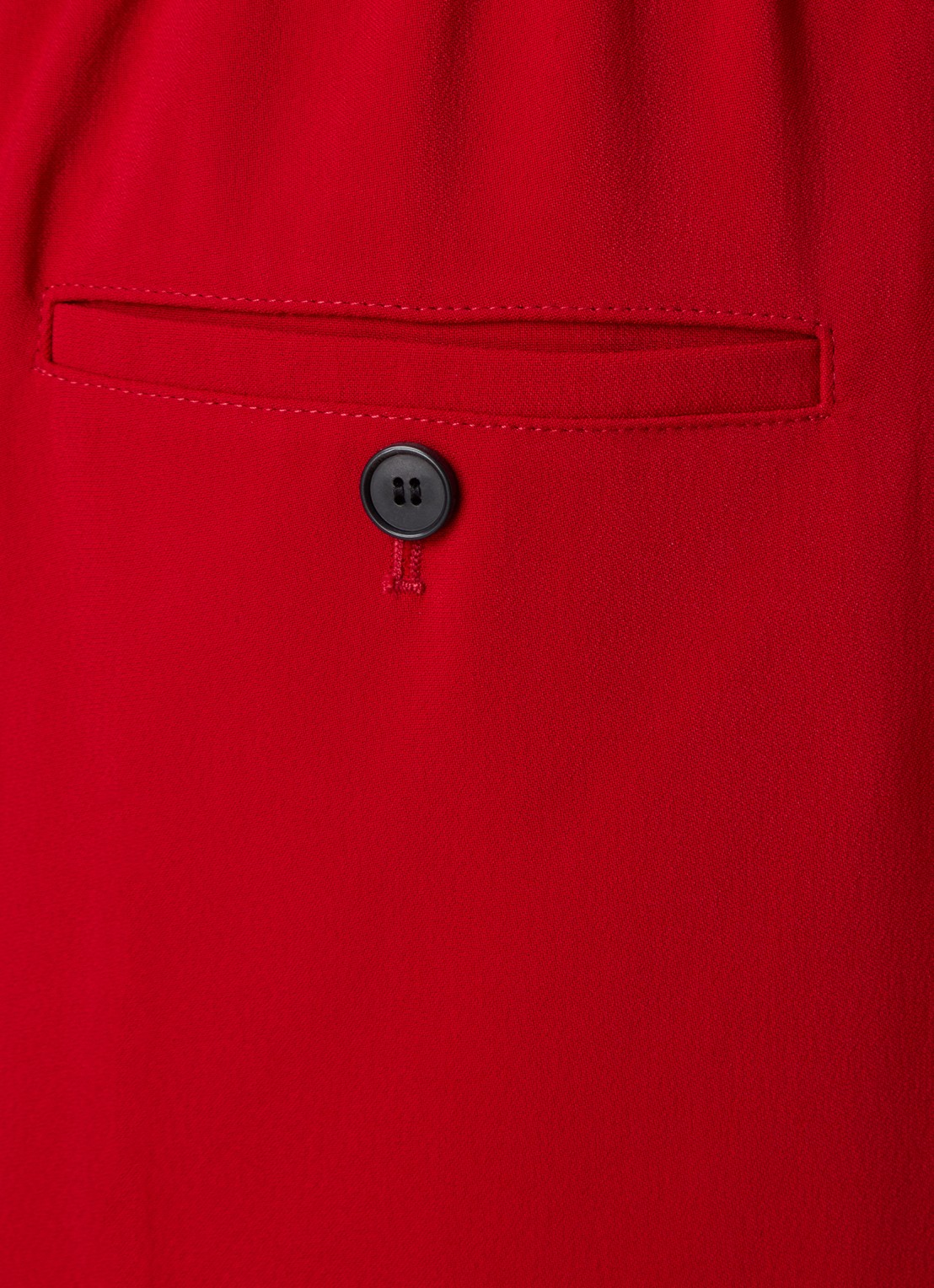 Givenchy High waist straight fit pantalon met steekzakken - detail 3 rood