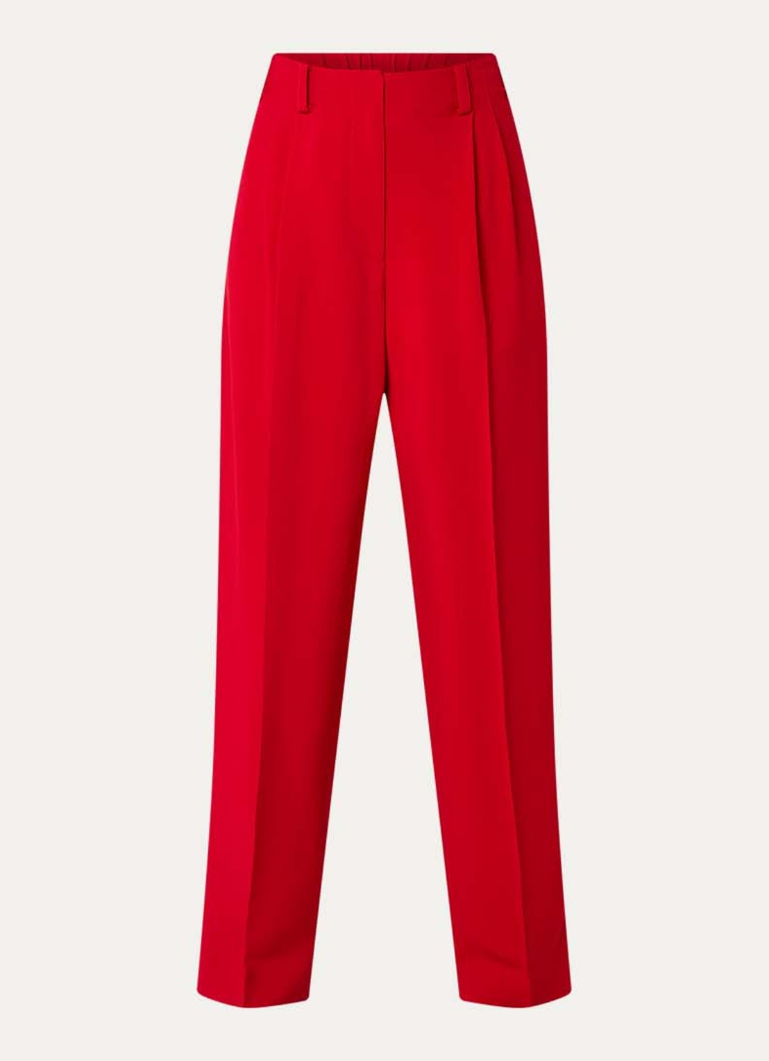 Givenchy High waist straight fit pantalon met steekzakken - voorkant 4 rood