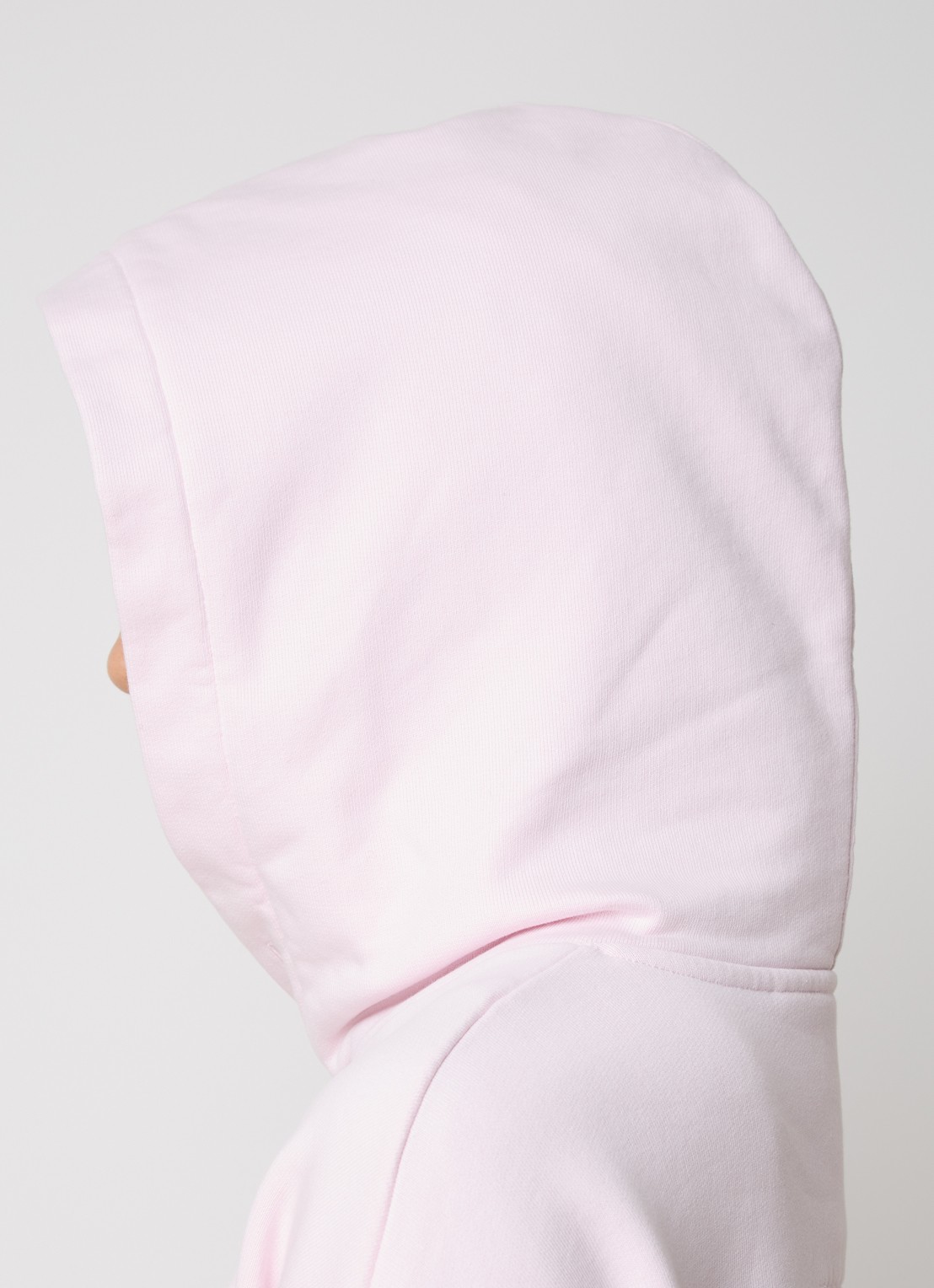 Givenchy Hoodie met logoprint en gerafelde zoom - detail 5 lichtroze
