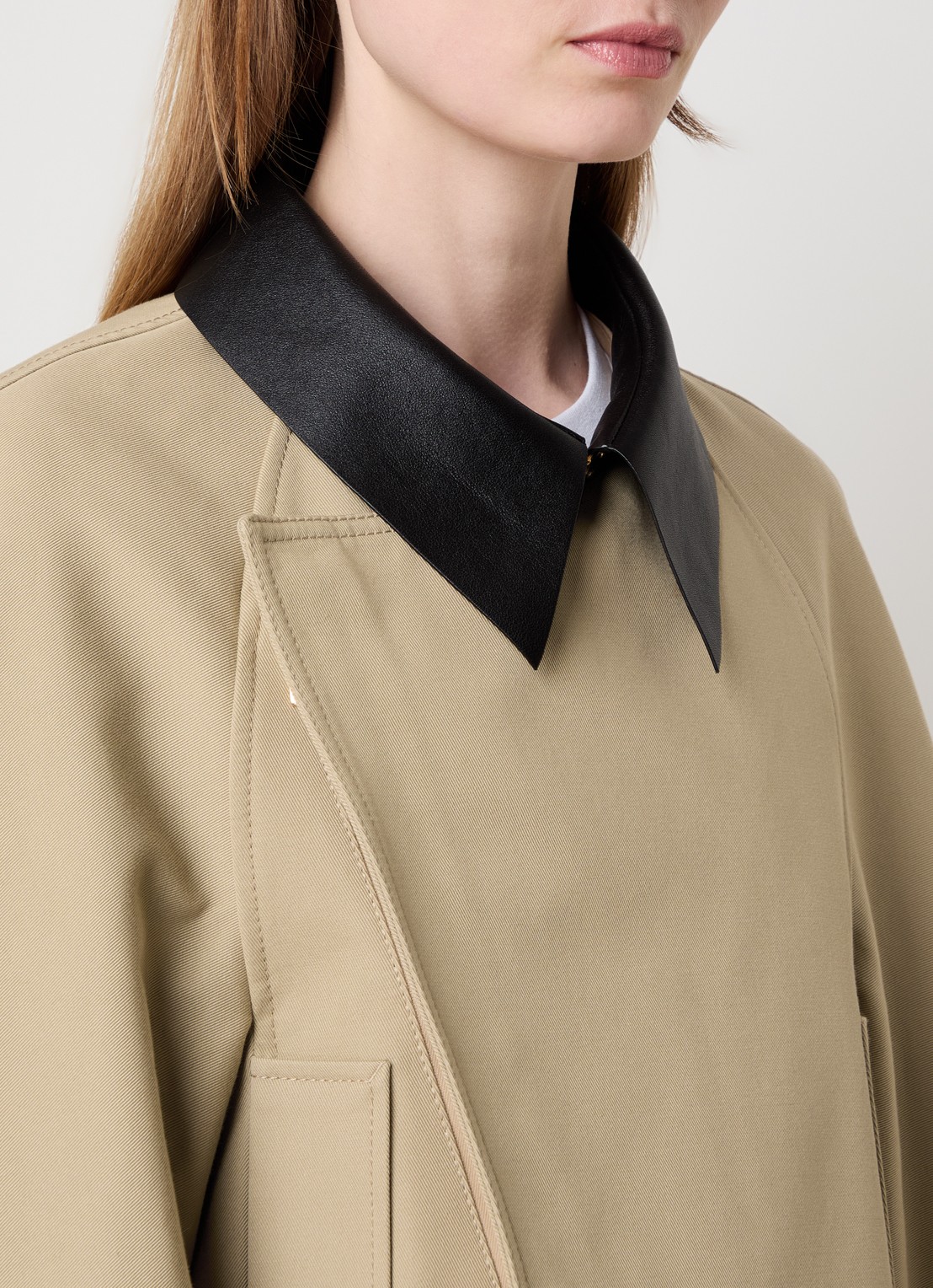 Givenchy Jack in wolblend met steekzakken - detail 4 beige