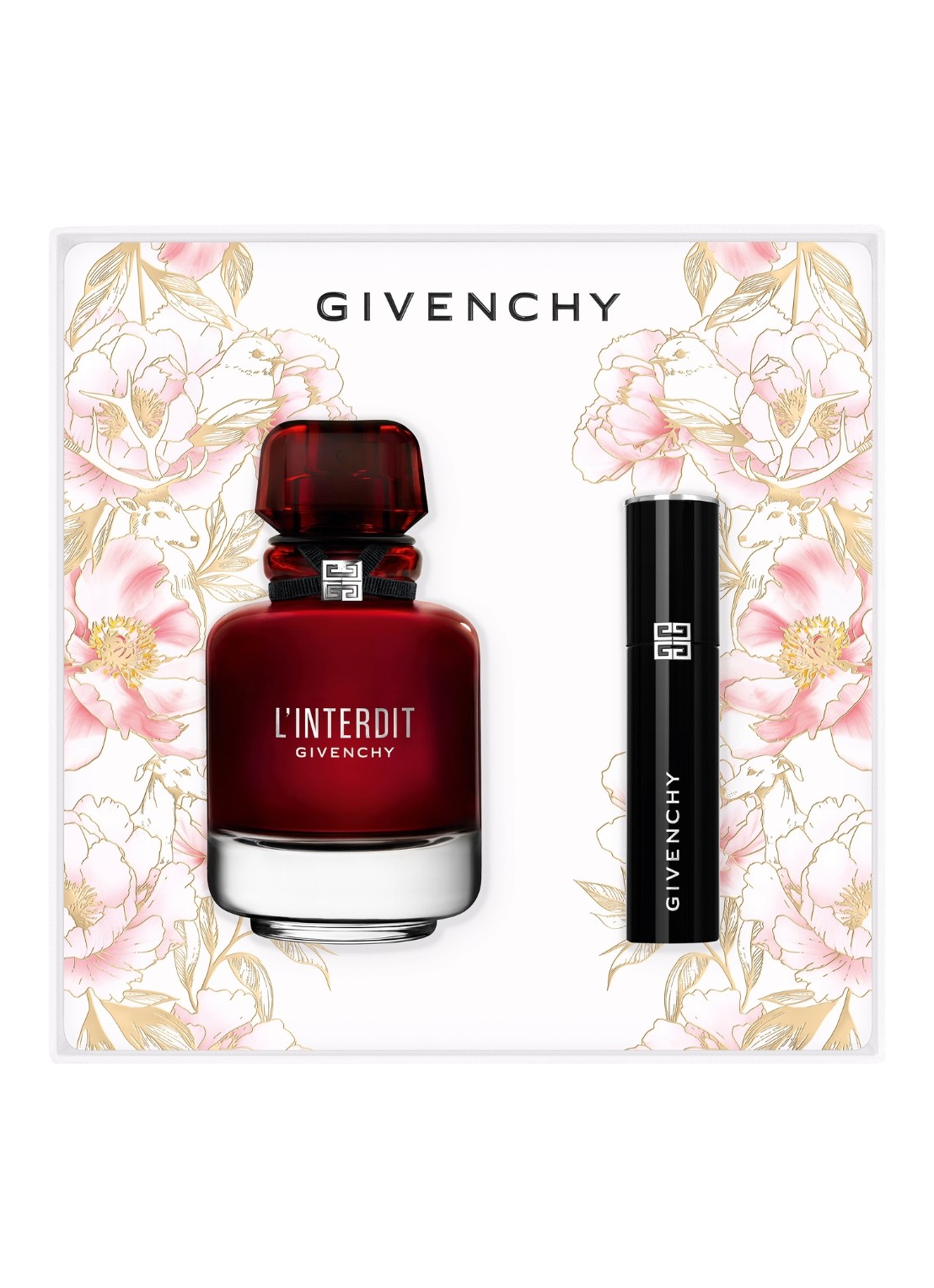 Givenchy L'Interdit Rouge Eau de Parfum Set - geuren- en make-up set - voorkant 4 undefined