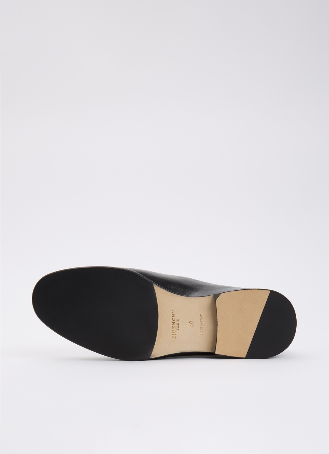 Givenchy Label loafer van lamsleer met logo - detail 3 zwart