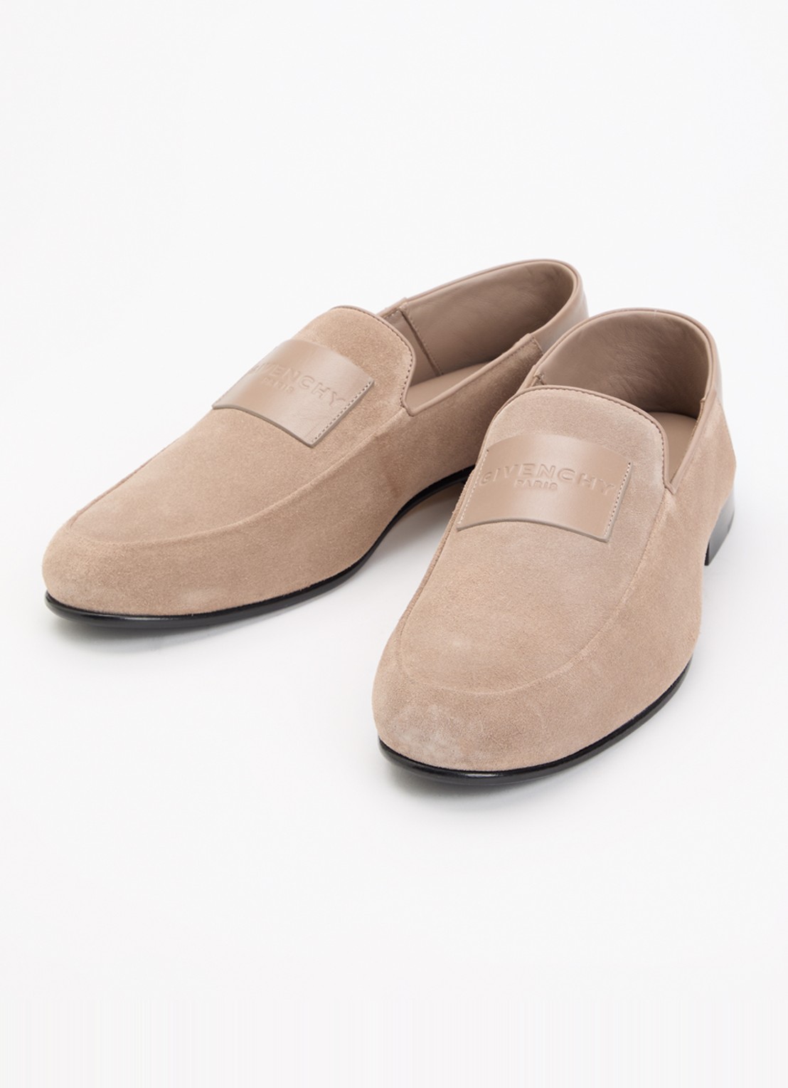 Givenchy Label loafer van suéde  - detail 3 taupe