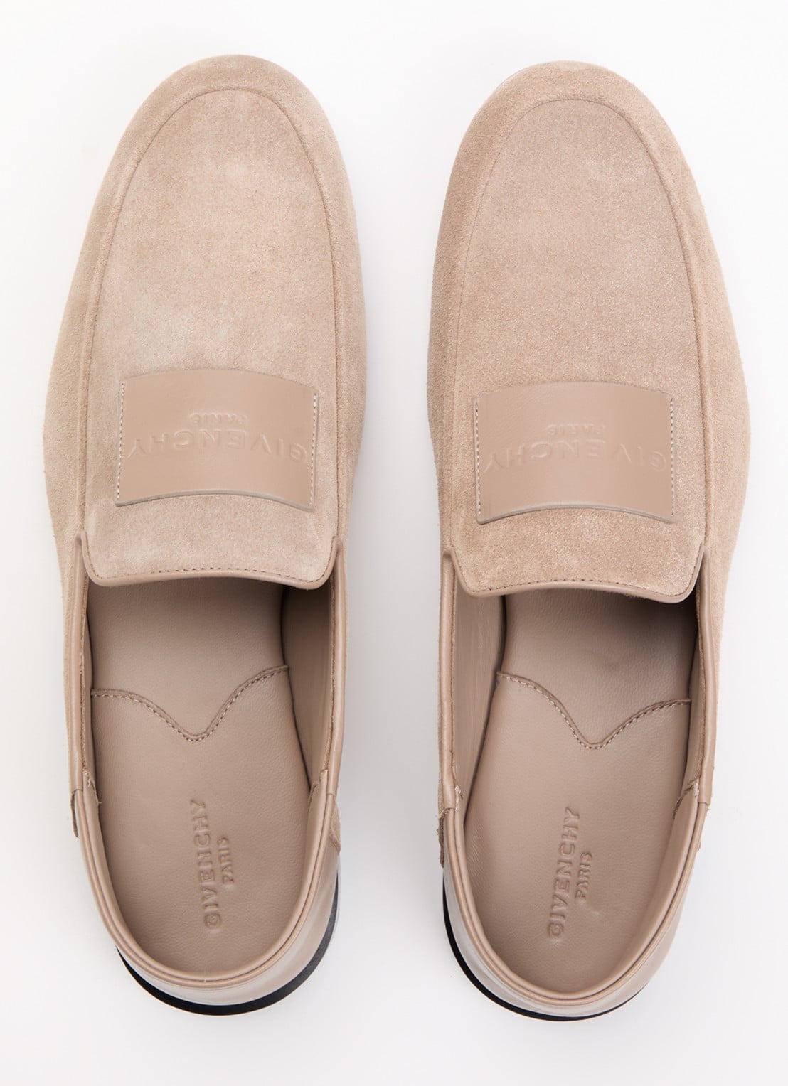Givenchy Label loafer van suéde  - detail 4 taupe