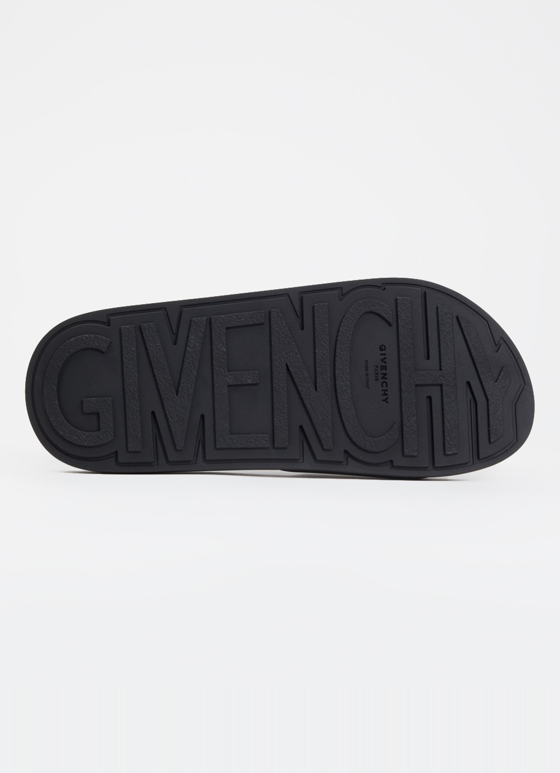 Givenchy Label Slide slipper met logo - detail 5 zwart