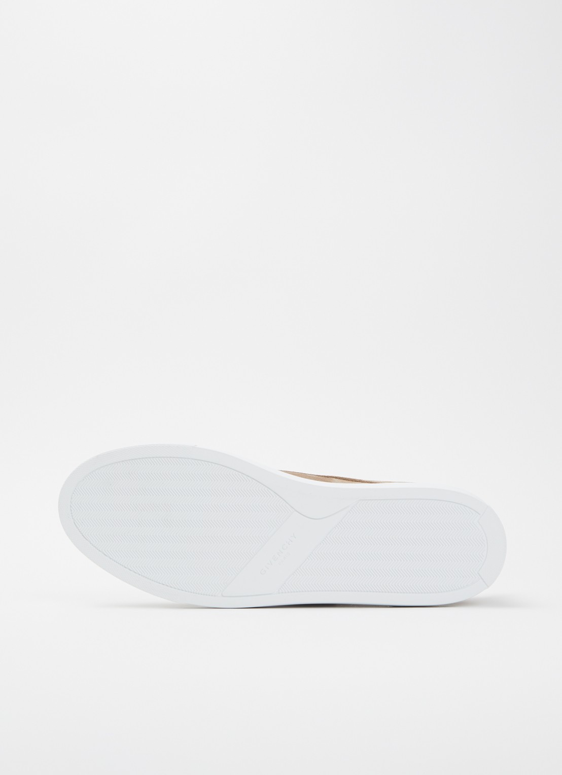 Givenchy New City sneaker van suède - detail 5 lichtbruin