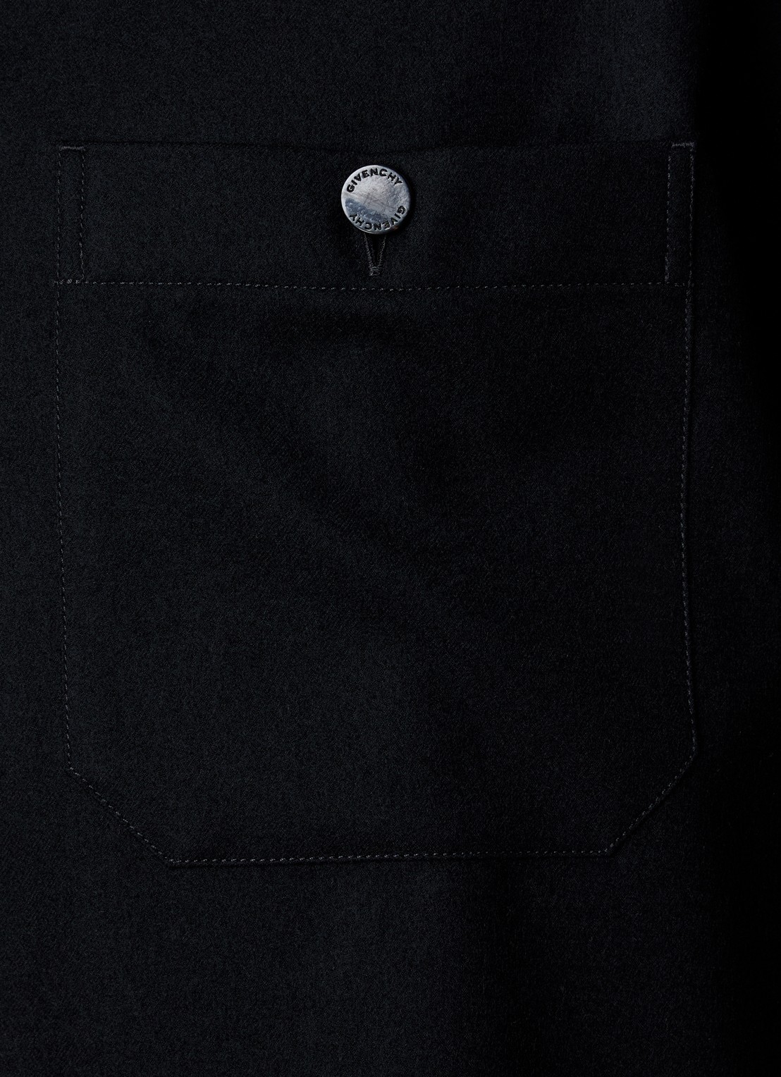 Givenchy Overshirt met borstzakken - detail 2 zwart
