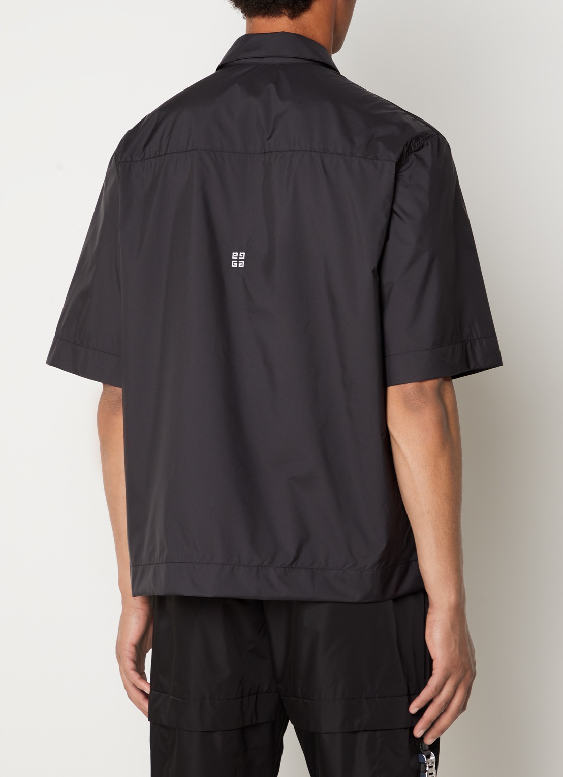 Givenchy Oversized fit overhemd met logo - achterkant zwart