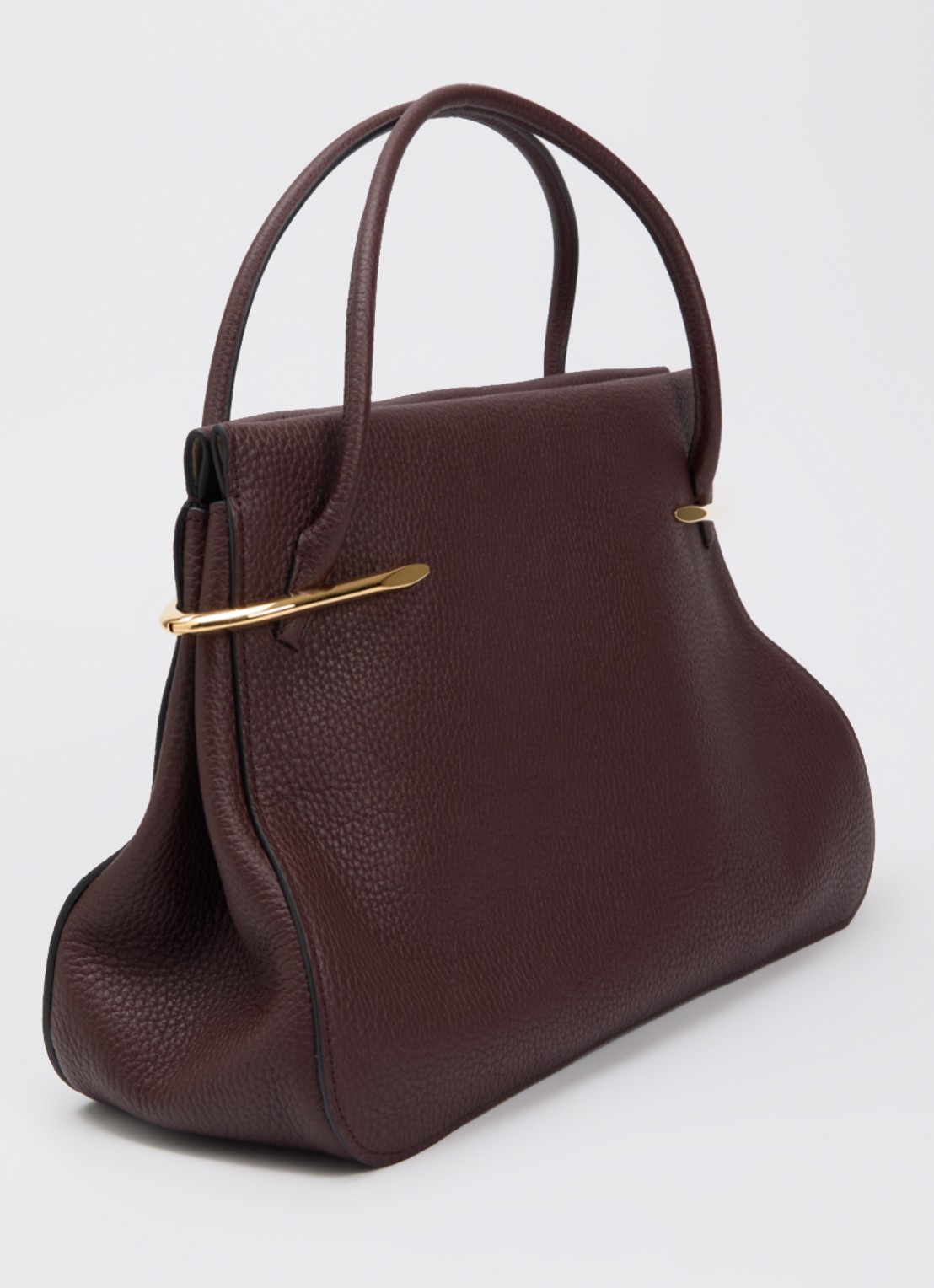 Givenchy Pinch Large handtas van kalfsleer met structuur - achterkant 5 aubergine