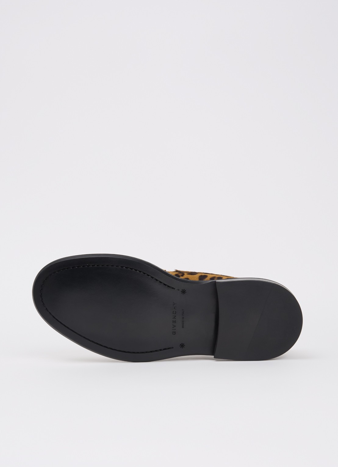 Givenchy Pinch loafer van kalfsleer met ponyhair - detail 5 camel