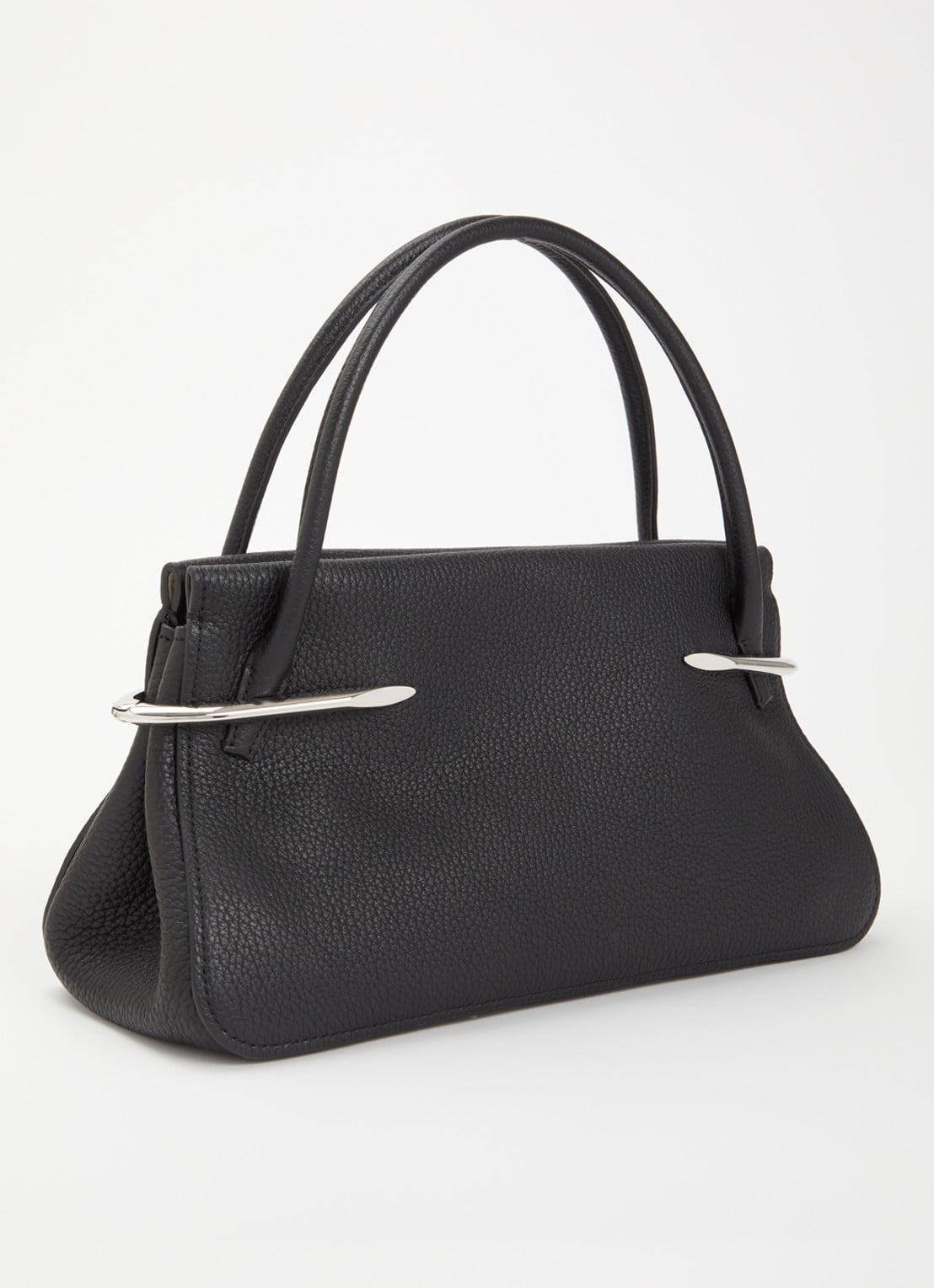 Givenchy Pinch Medium handtas van leer met afneembare schouderriem - achterkant zwart