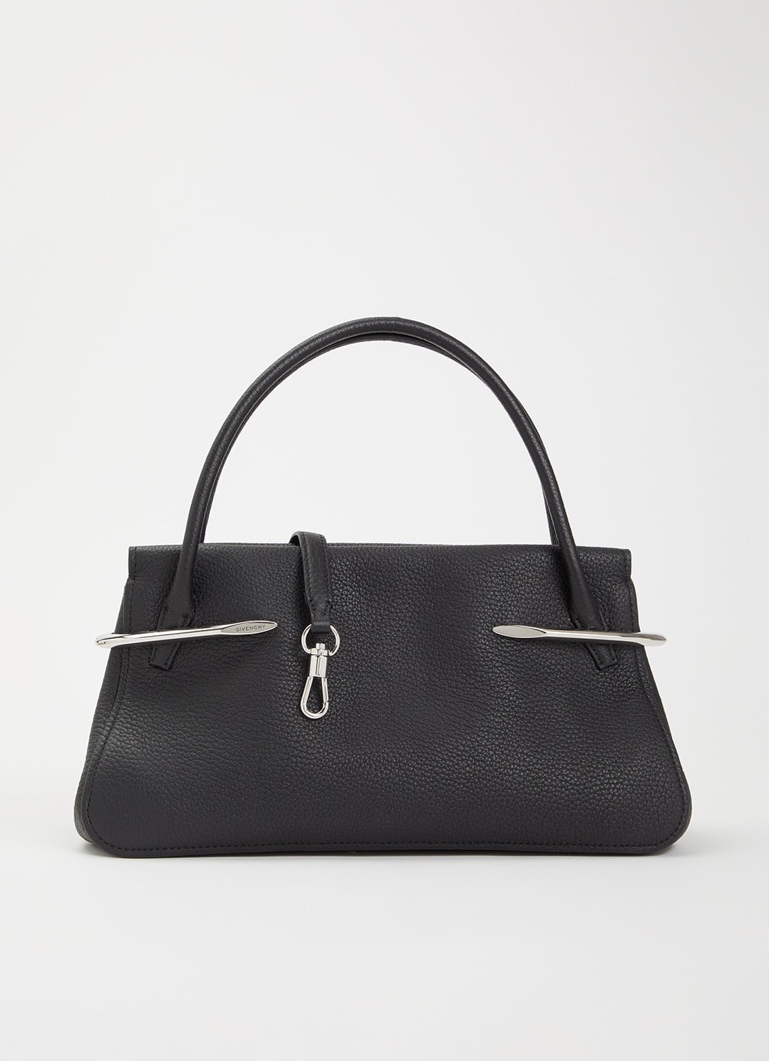 Givenchy Pinch Medium handtas van leer met afneembare schouderriem - voorkant 2 zwart