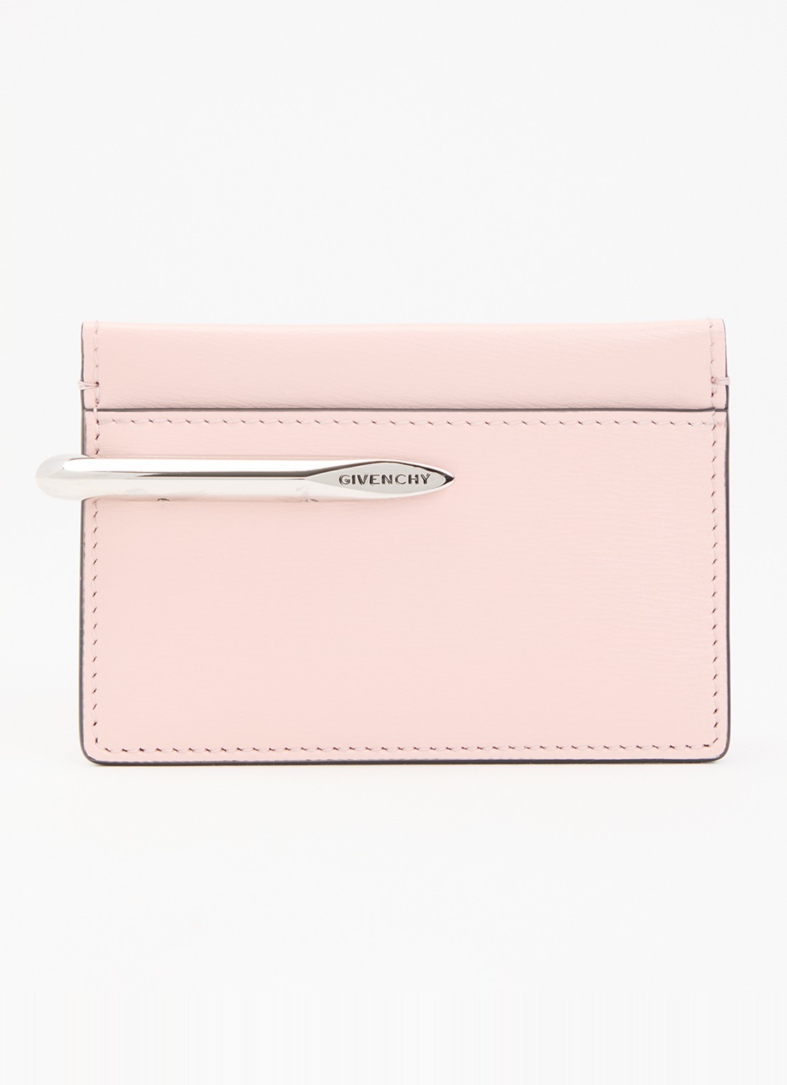 Givenchy Pinch pasjeshouder van kalfsleer  - voorkant lichtroze
