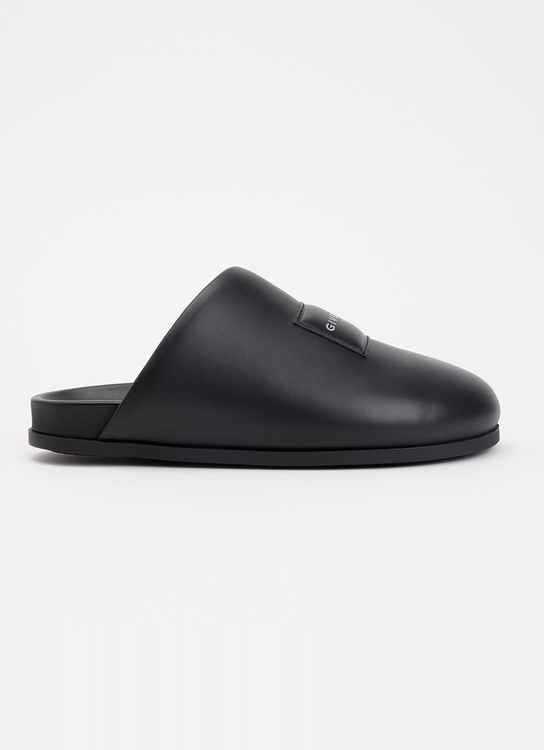 Givenchy Puffy muiltje van lamsleer - voorkant zwart