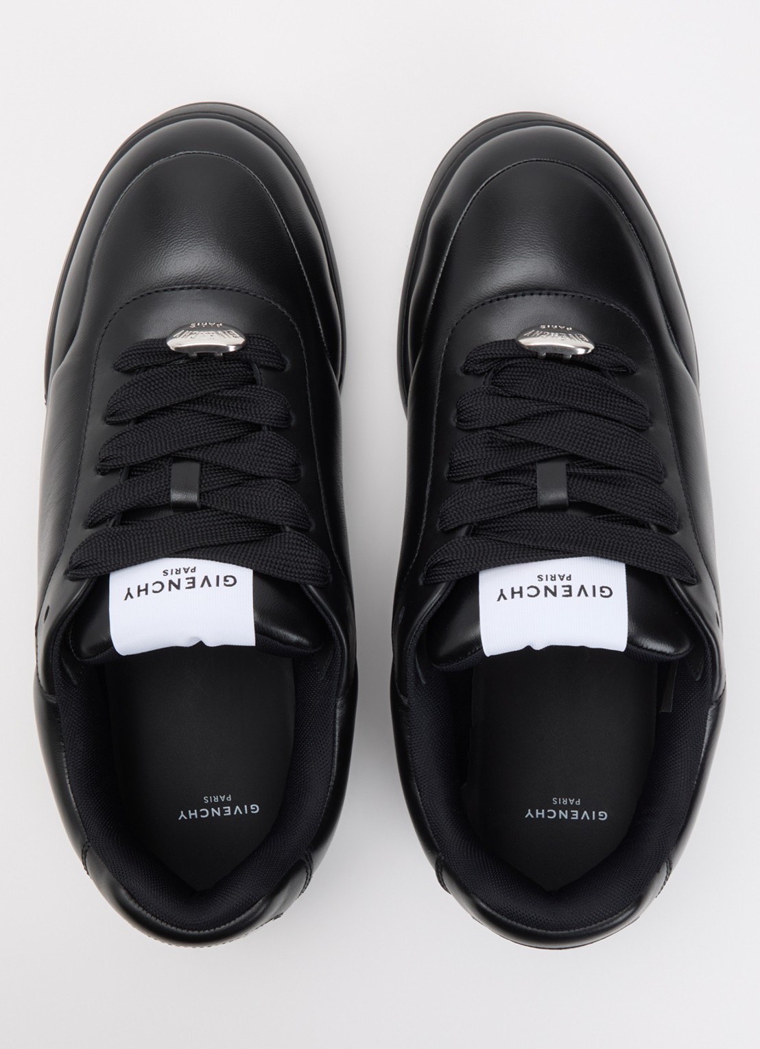 Givenchy Puffy Yard sneaker van lamsleer met logo - detail 3 zwart