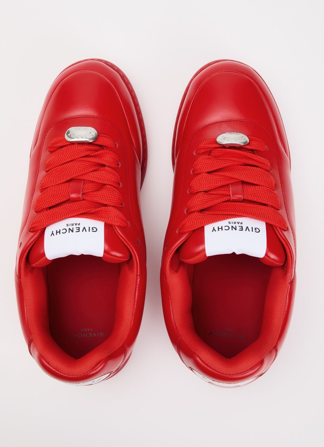 Givenchy Puffy Yard sneaker van lamsleer met logo - detail 3 rood