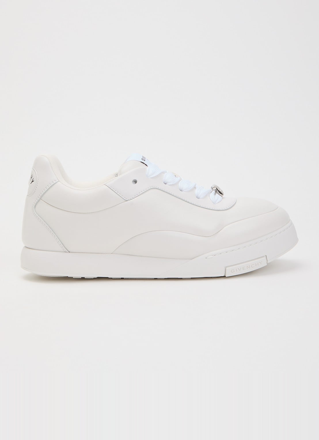 Givenchy Puffy Yard sneaker van lamsleer - voorkant 5 wit