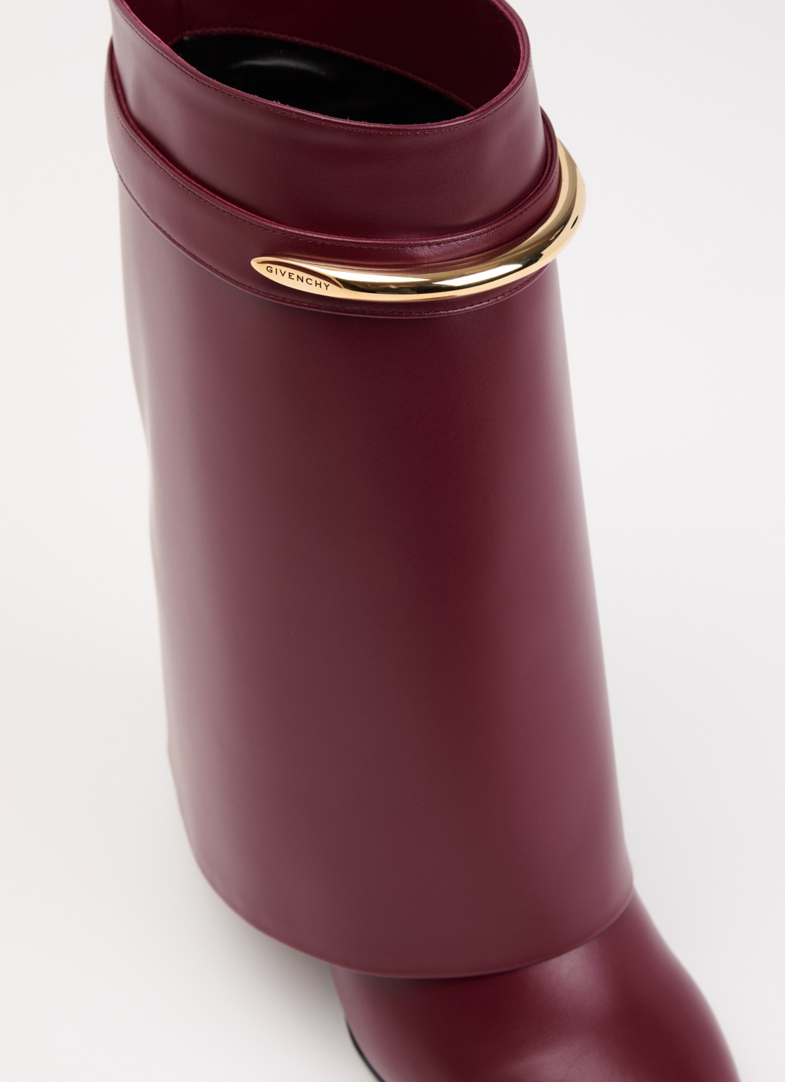 Givenchy Shark laars van kalfsleer - detail 5 bordeauxrood