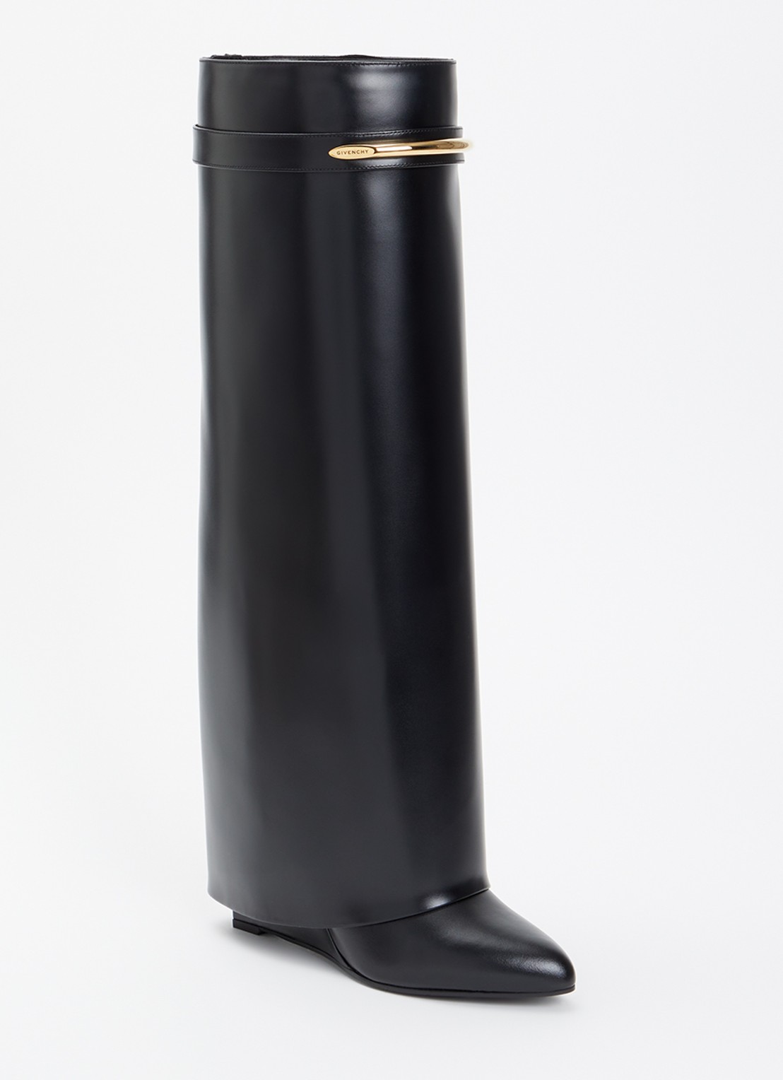 Givenchy Shark laars van kalfsleer - voorkant 2 zwart