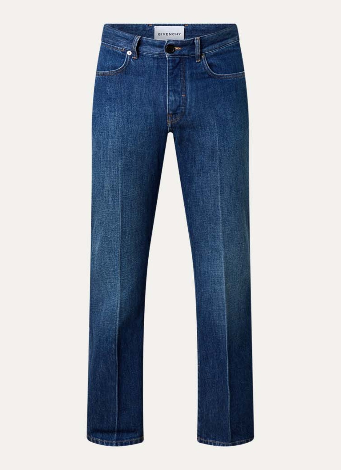 Givenchy Slim fit jeans met medium wassing en steekzakken - voorkant 2 indigo