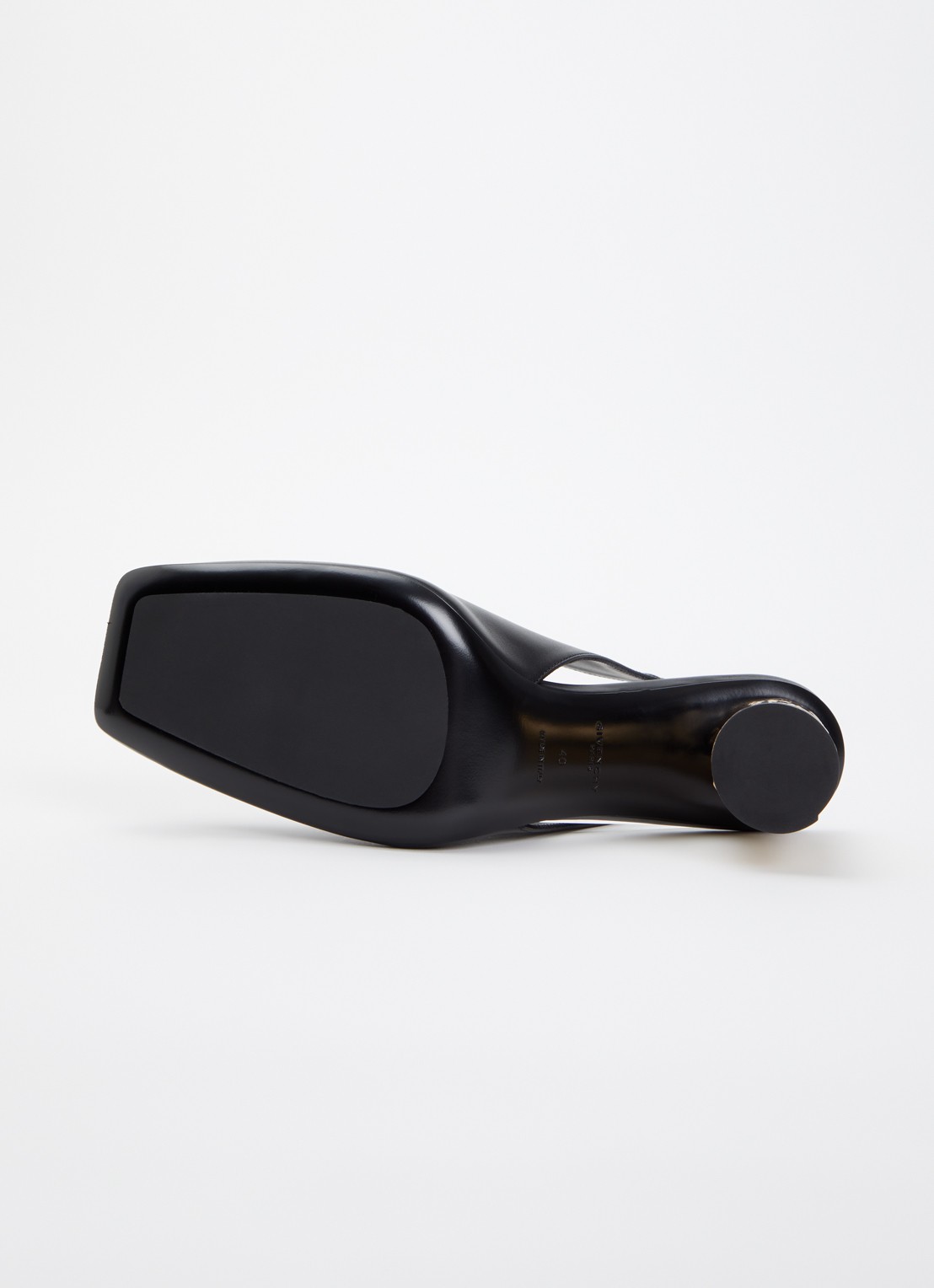Givenchy Slingback van kalfsleer met metallic details - detail 3 zwart