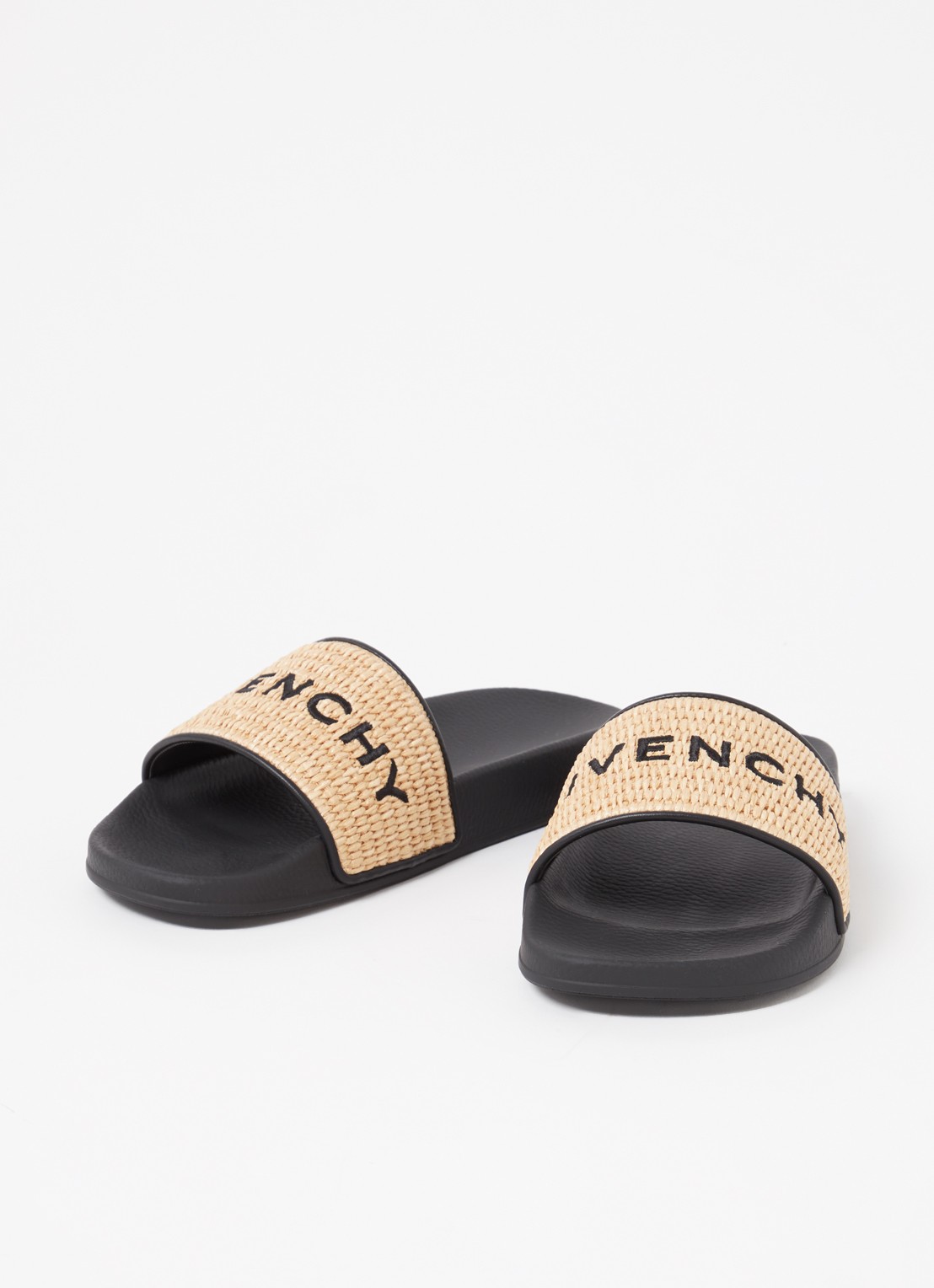 Givenchy Slipper met logo - detail 2 zwart