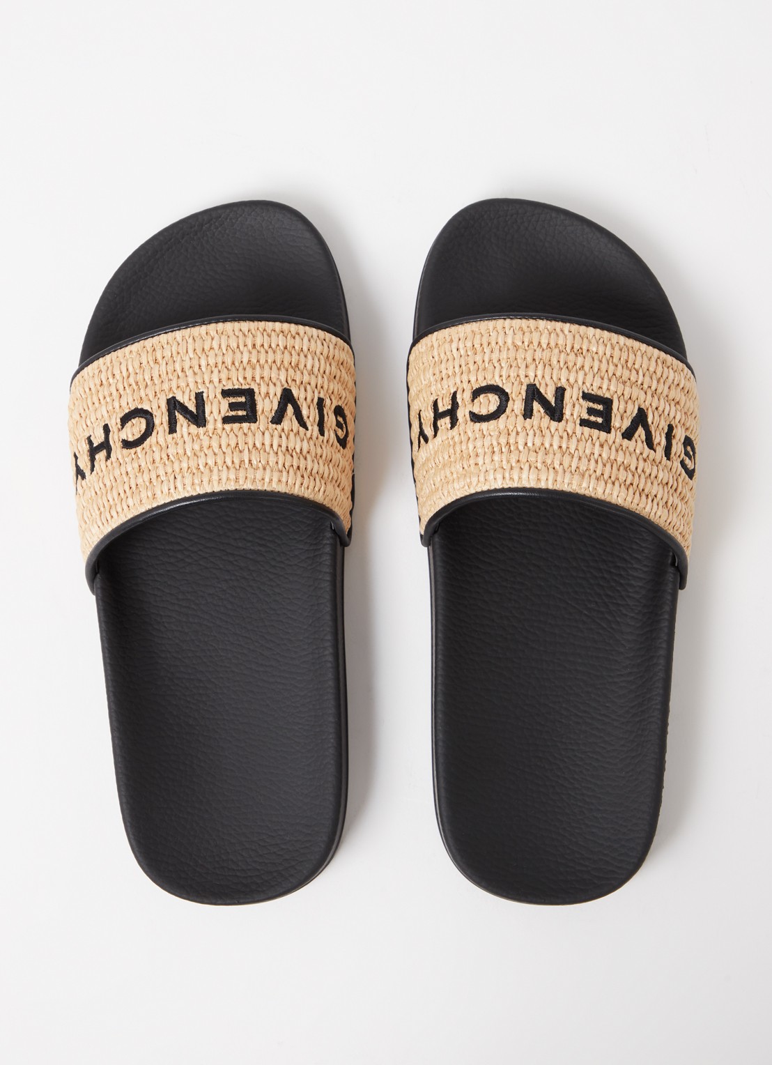 Givenchy Slipper met logo - detail 3 zwart