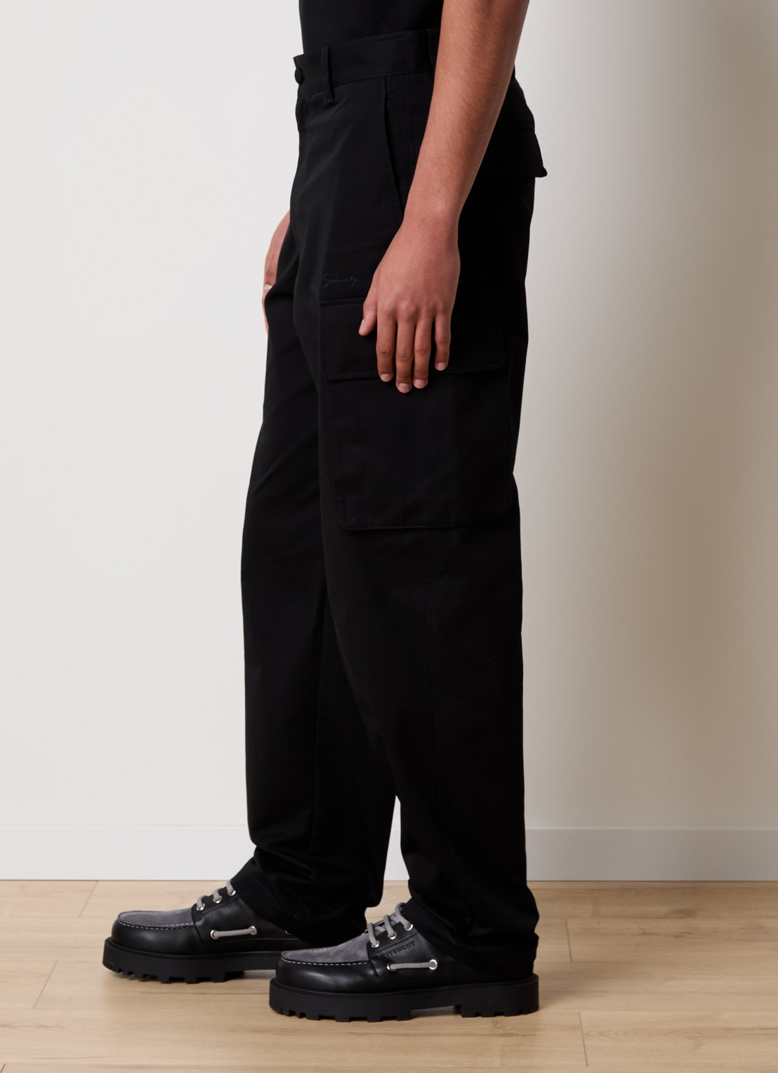 Givenchy  Straight fit cargobroek met steekzakken - detail 2 zwart