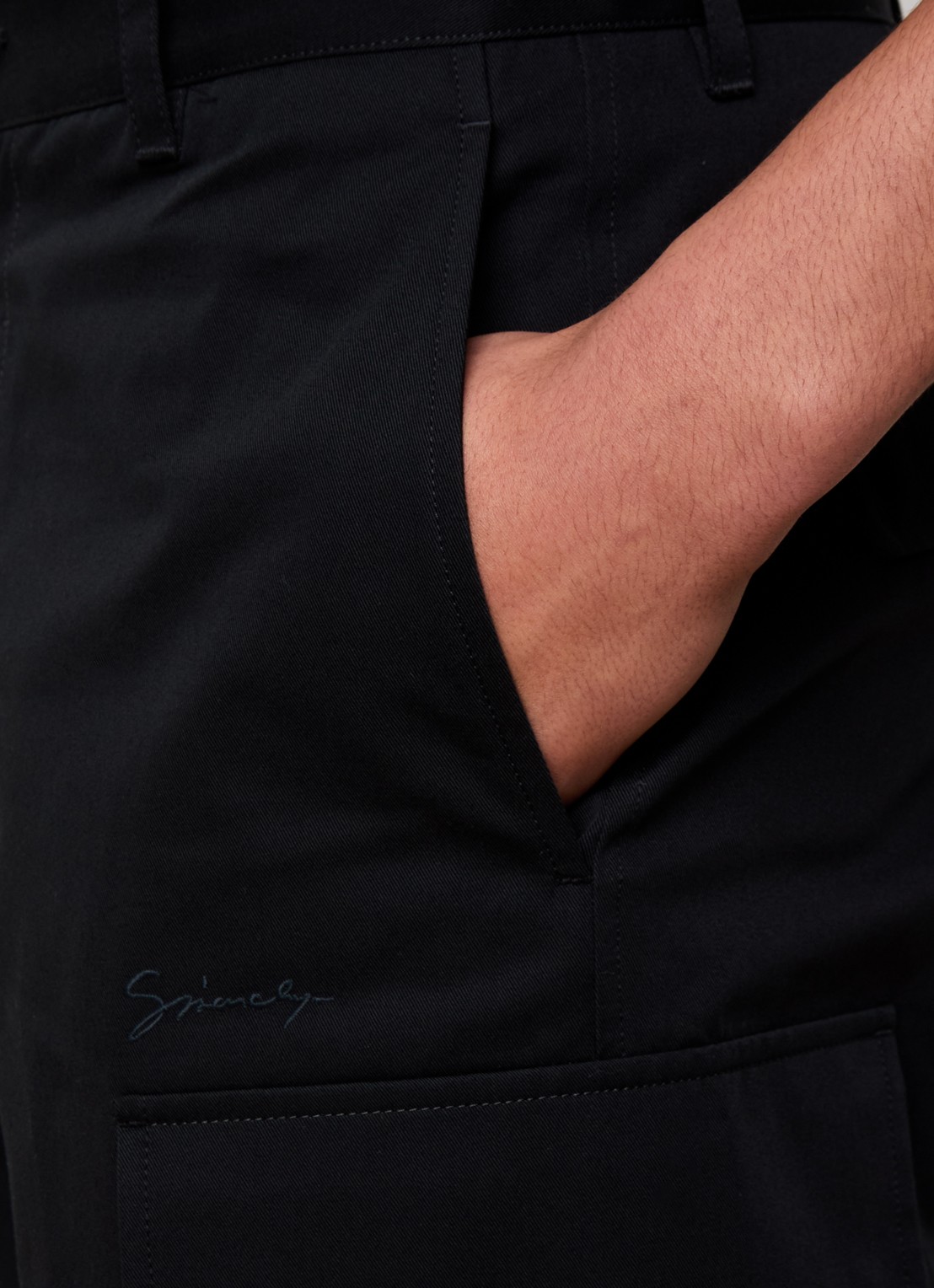 Givenchy  Straight fit cargobroek met steekzakken - detail 3 zwart