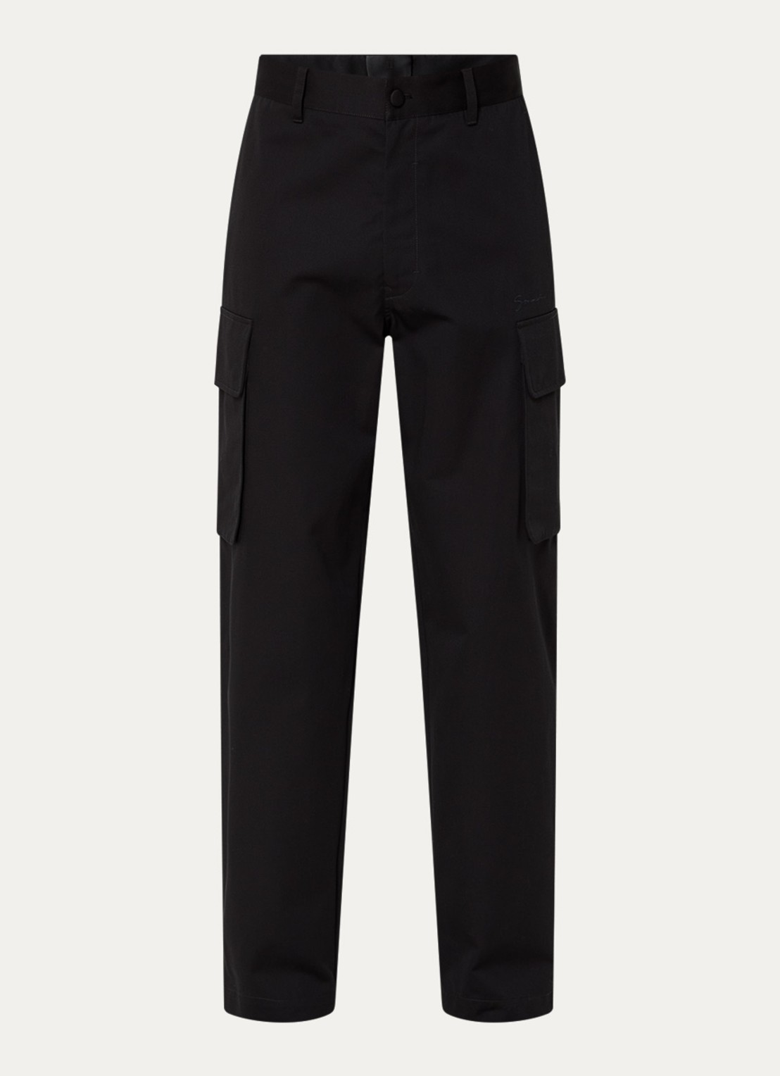 Givenchy  Straight fit cargobroek met steekzakken - voorkant 5 zwart