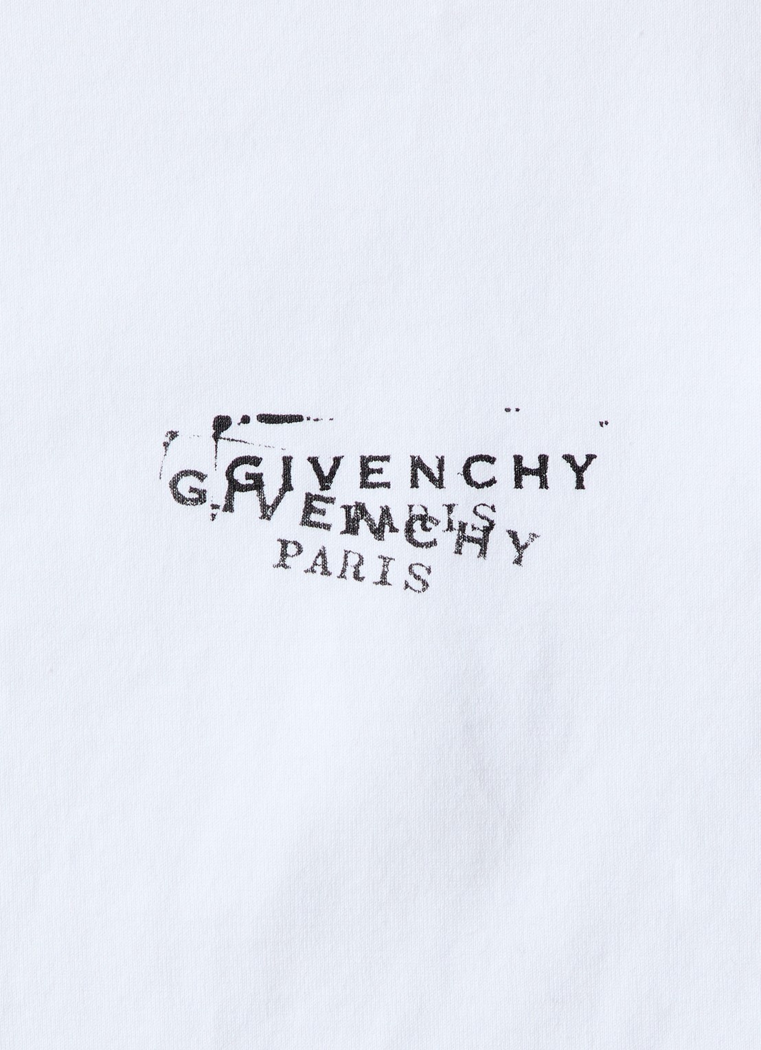 Givenchy T-shirt met logo- en backprint - detail 5 wit