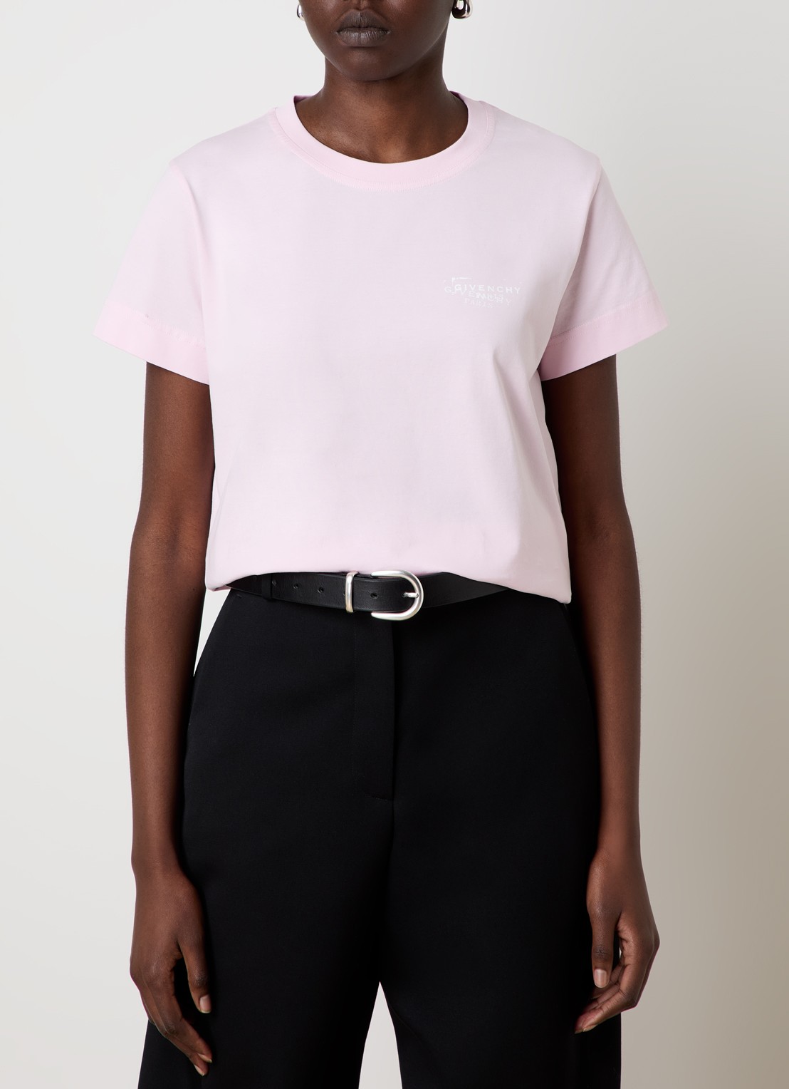 Givenchy T-shirt met logo- en backprint - achterkant 5 roze
