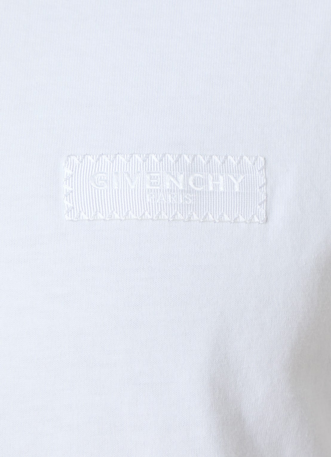 Givenchy T-shirt met logo - detail 5 wit