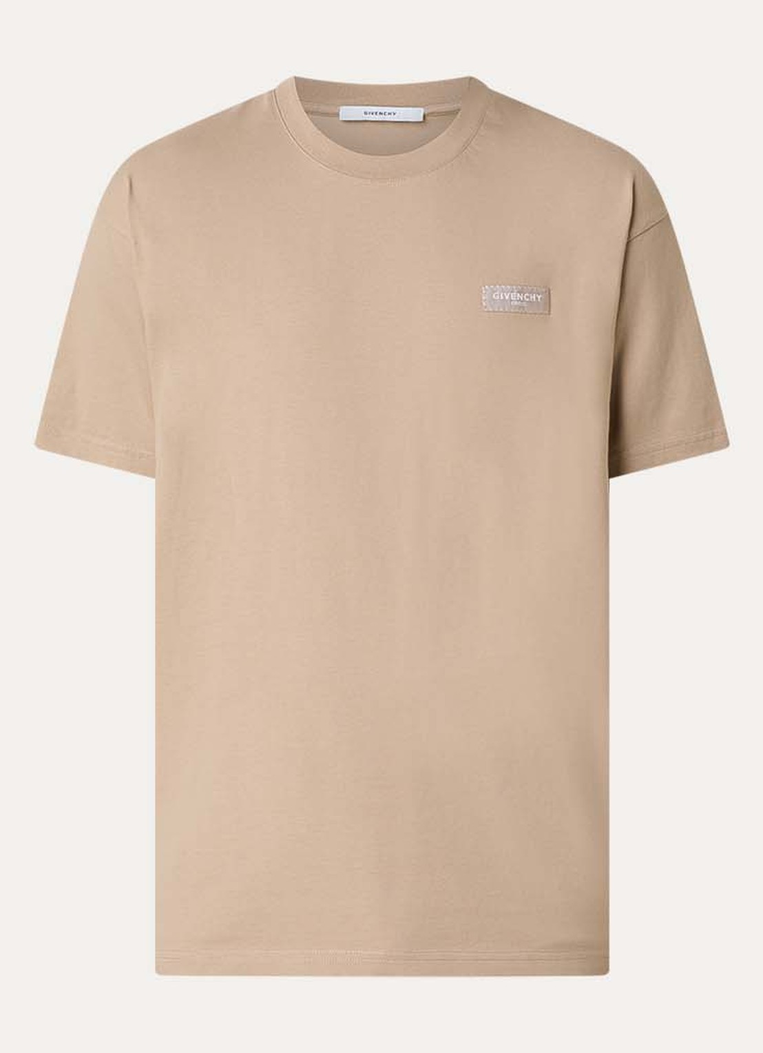 Givenchy T-shirt met logo - voorkant 4 beige