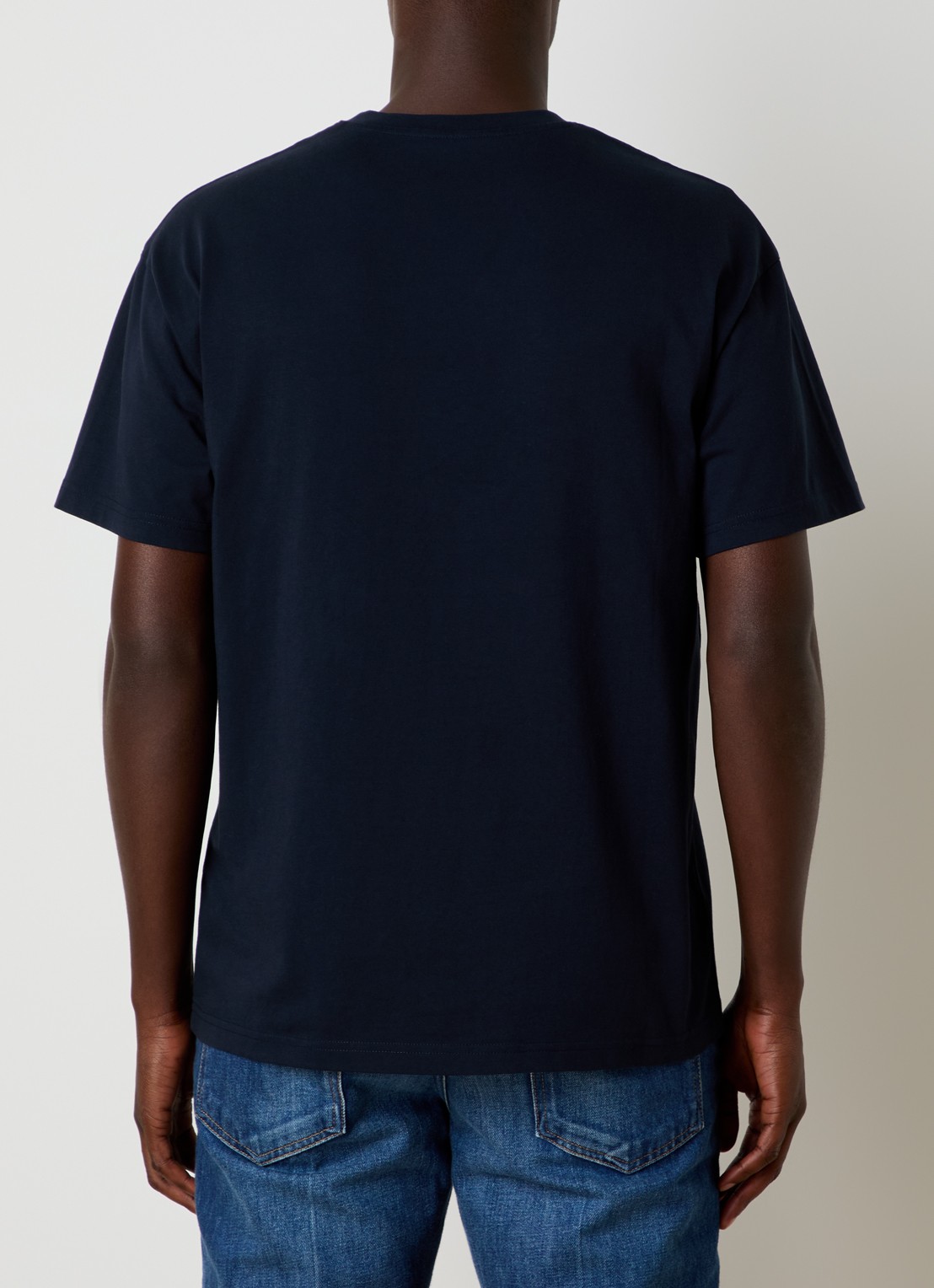 Givenchy T-shirt met logo - achterkant 3 donkerblauw