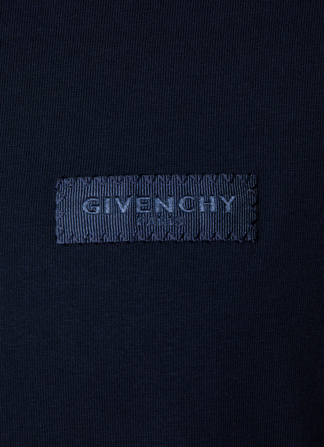 Givenchy T-shirt met logo - detail 5 donkerblauw