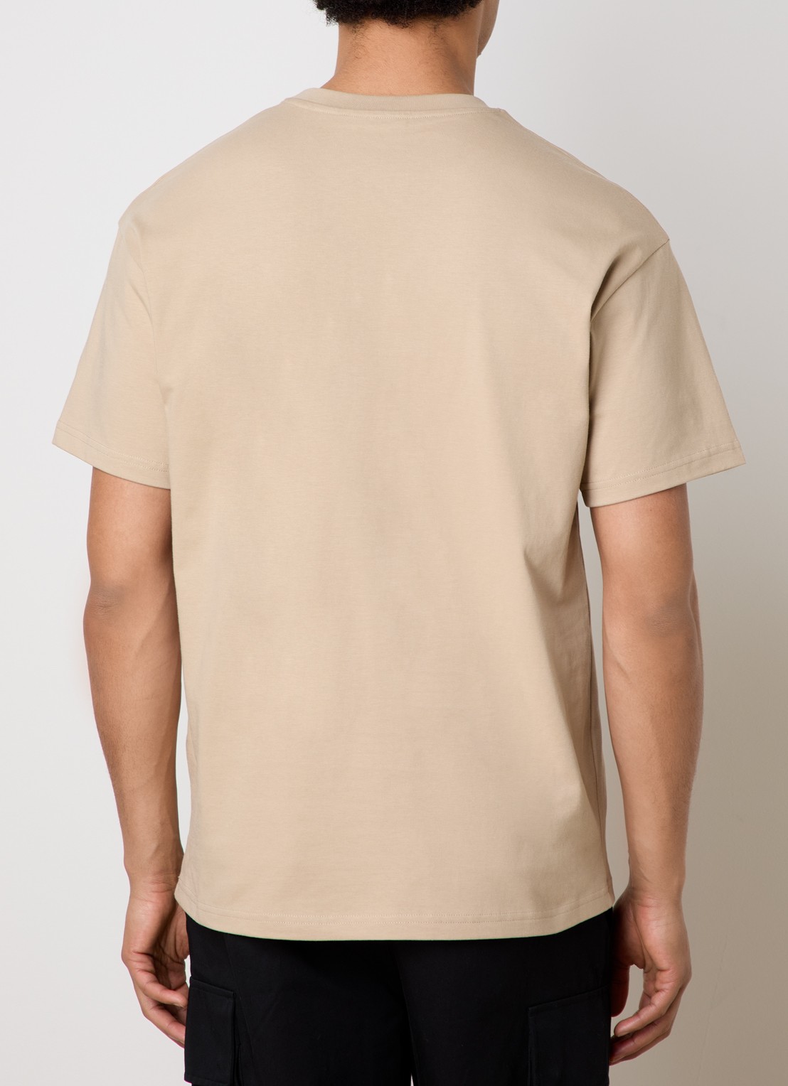 Givenchy T-shirt met logoborduring - achterkant 3 beige