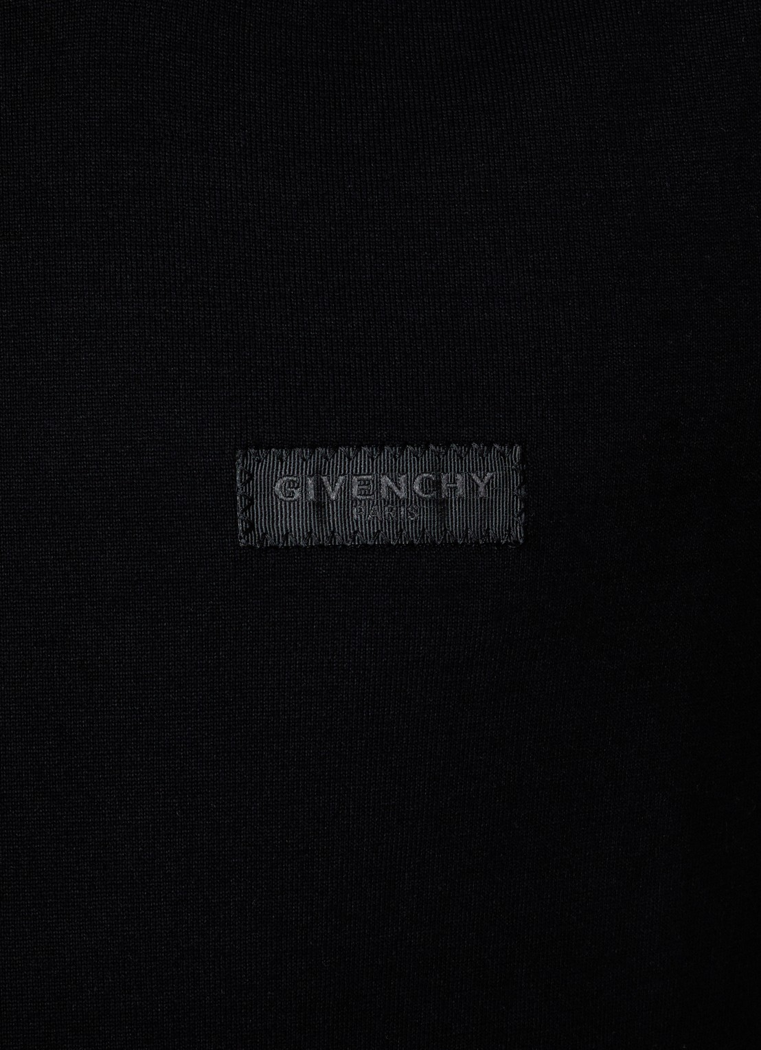 Givenchy T-shirt met logoborduring - detail 2 zwart